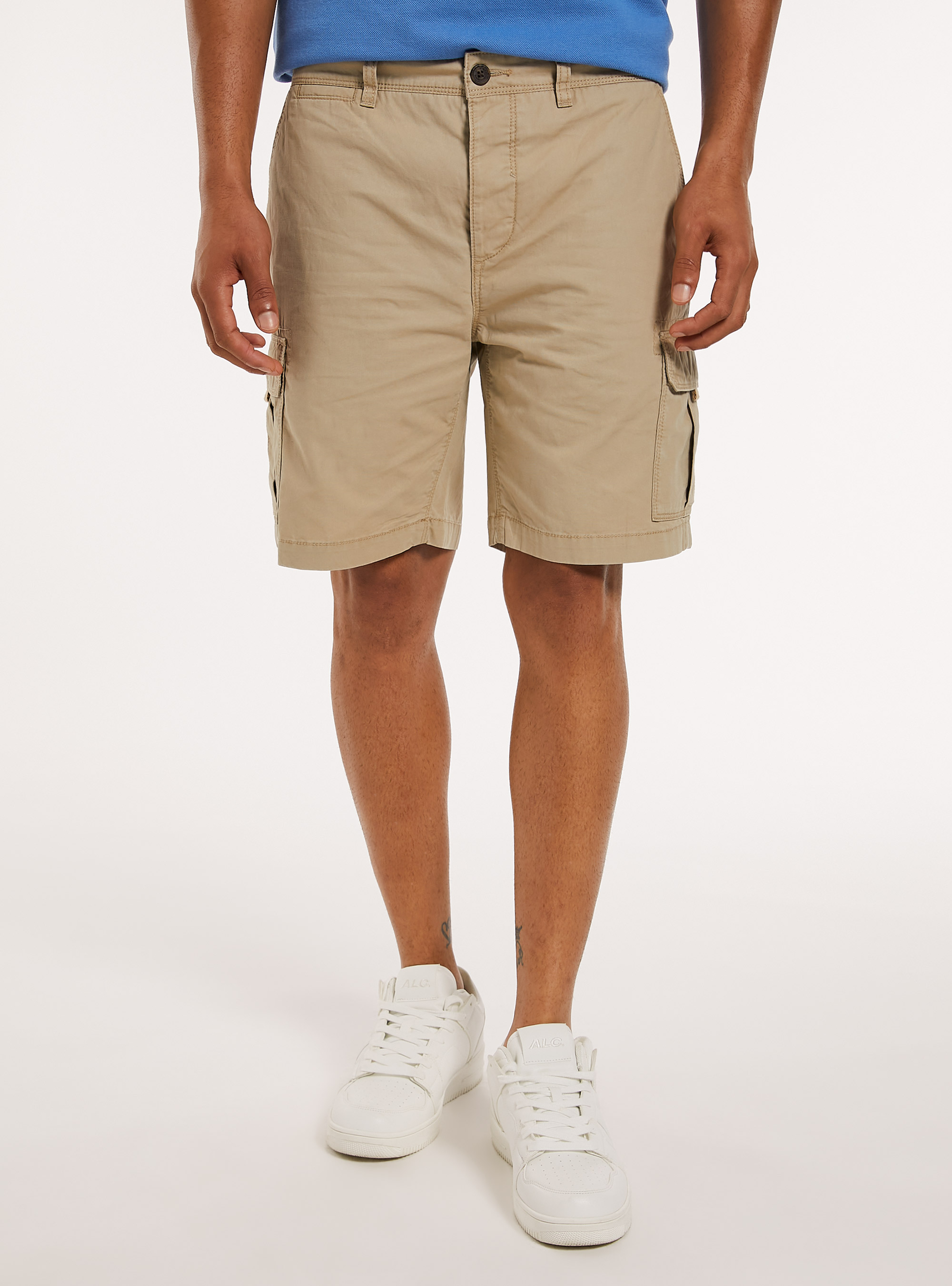 Bermudas cargo de algod&oacute;n, BG2 BEIGE MEDIUM