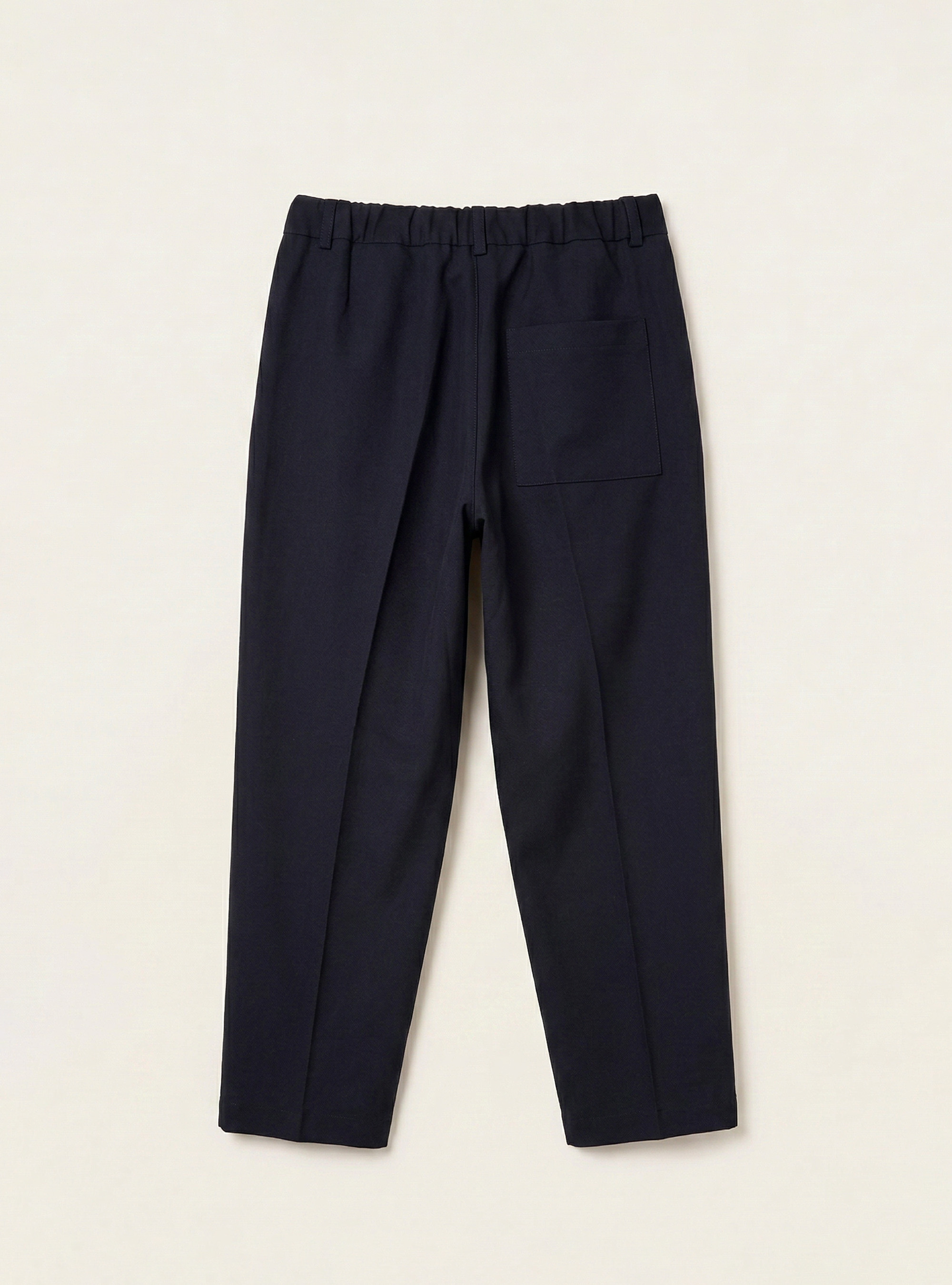 Pantalon classique &agrave; taille &eacute;lastiqu&eacute;e, NA1 NAVY DARK