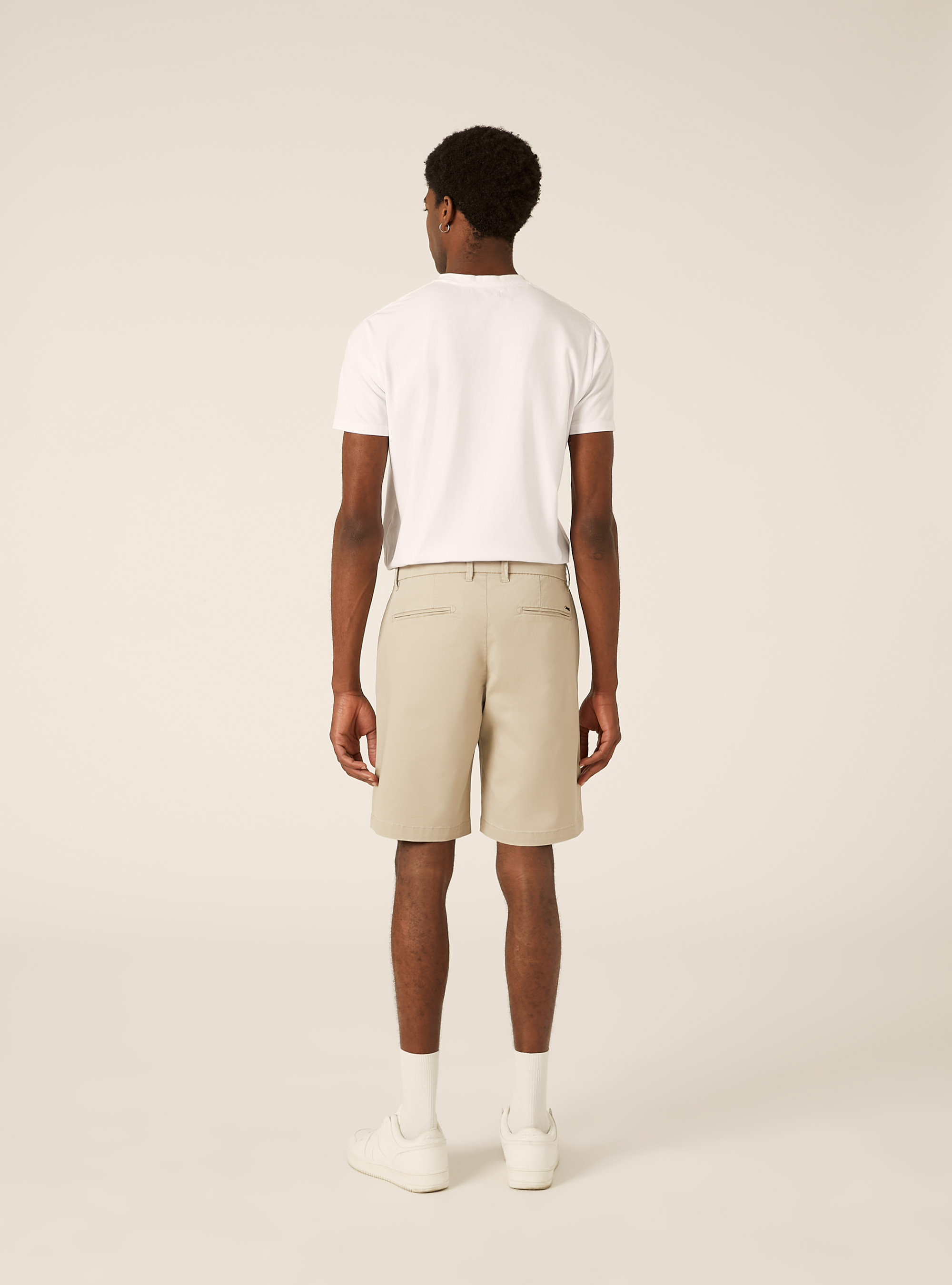 Twill Chino Bermuda Shorts, BG2 BEIGE MEDIUM