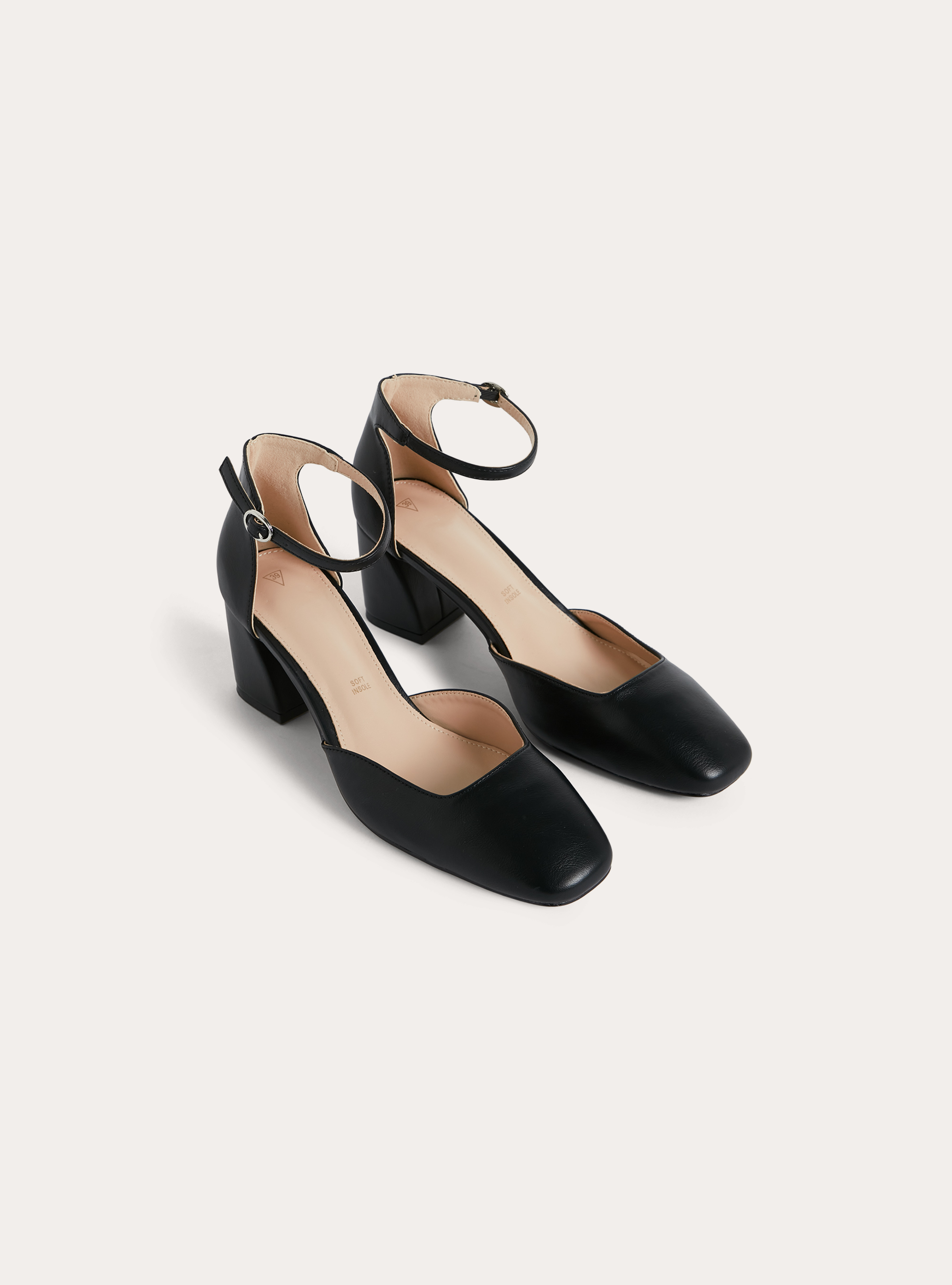 Pumps mit eckiger Spitze, BK1 BLACK