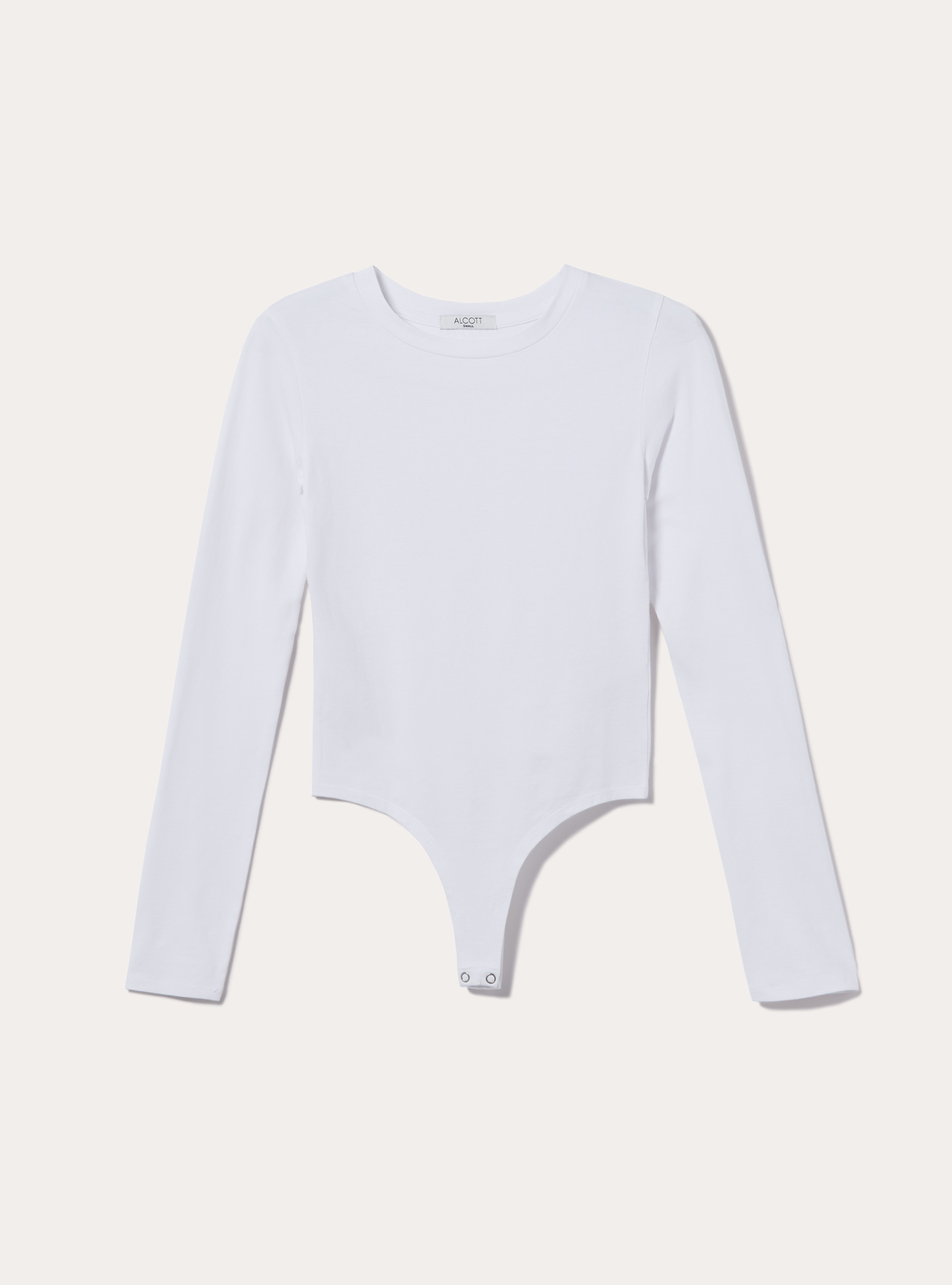 Body &agrave; manches longues, WH2 WHITE
