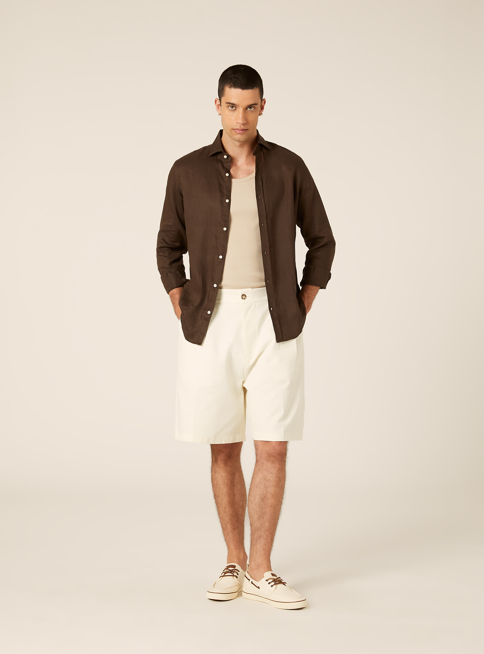 Bermuda Tailoring Coupe Baggy, WH1 OFF WHITE