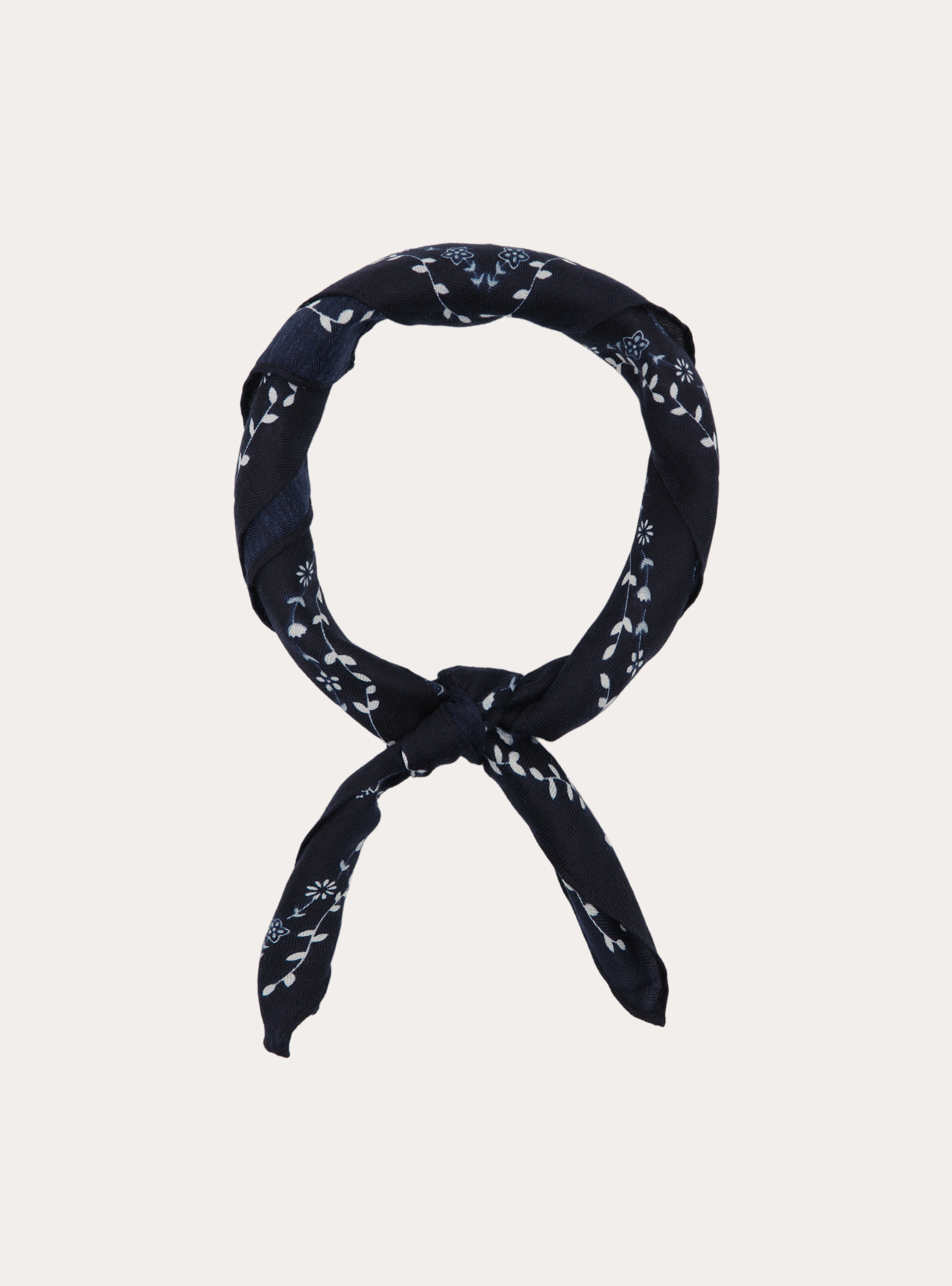 Sciarpa foulard stampa paisley, BLU MEDIO