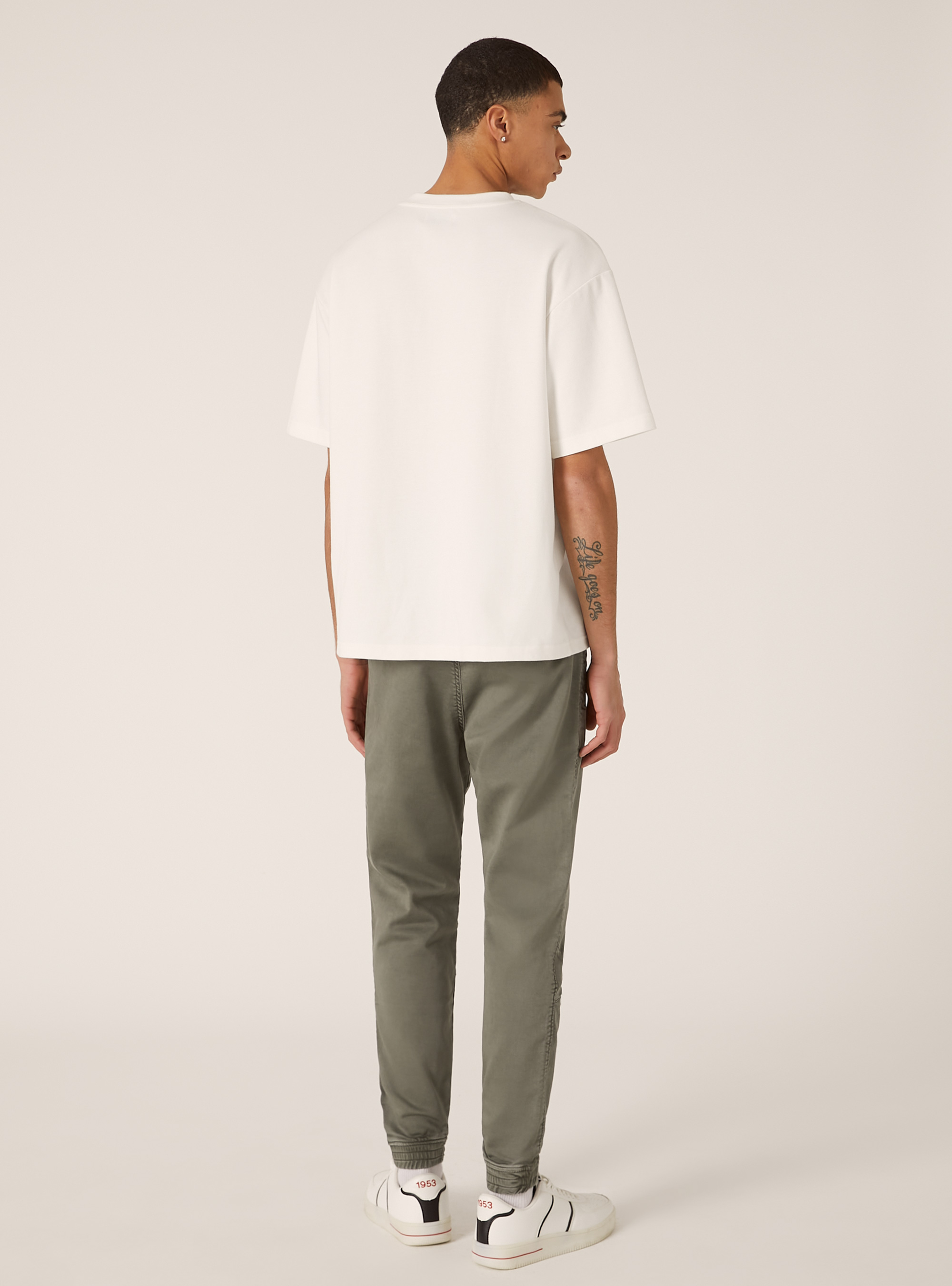 Pantalon jogger en coton, KY1 KAKY DARK
