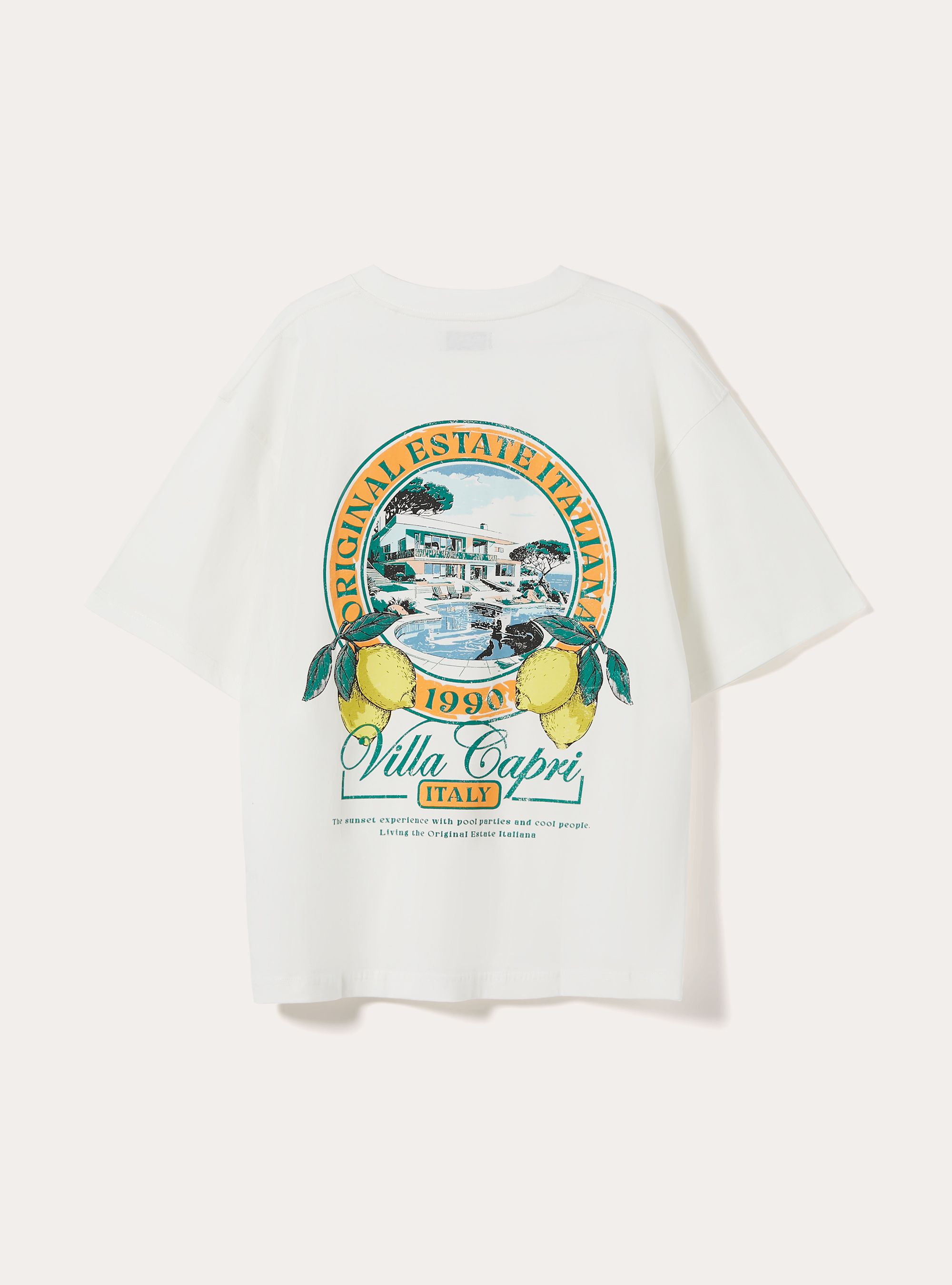 Boxy Fit T-Shirt Capri Amore Mio, WH2 WHITE