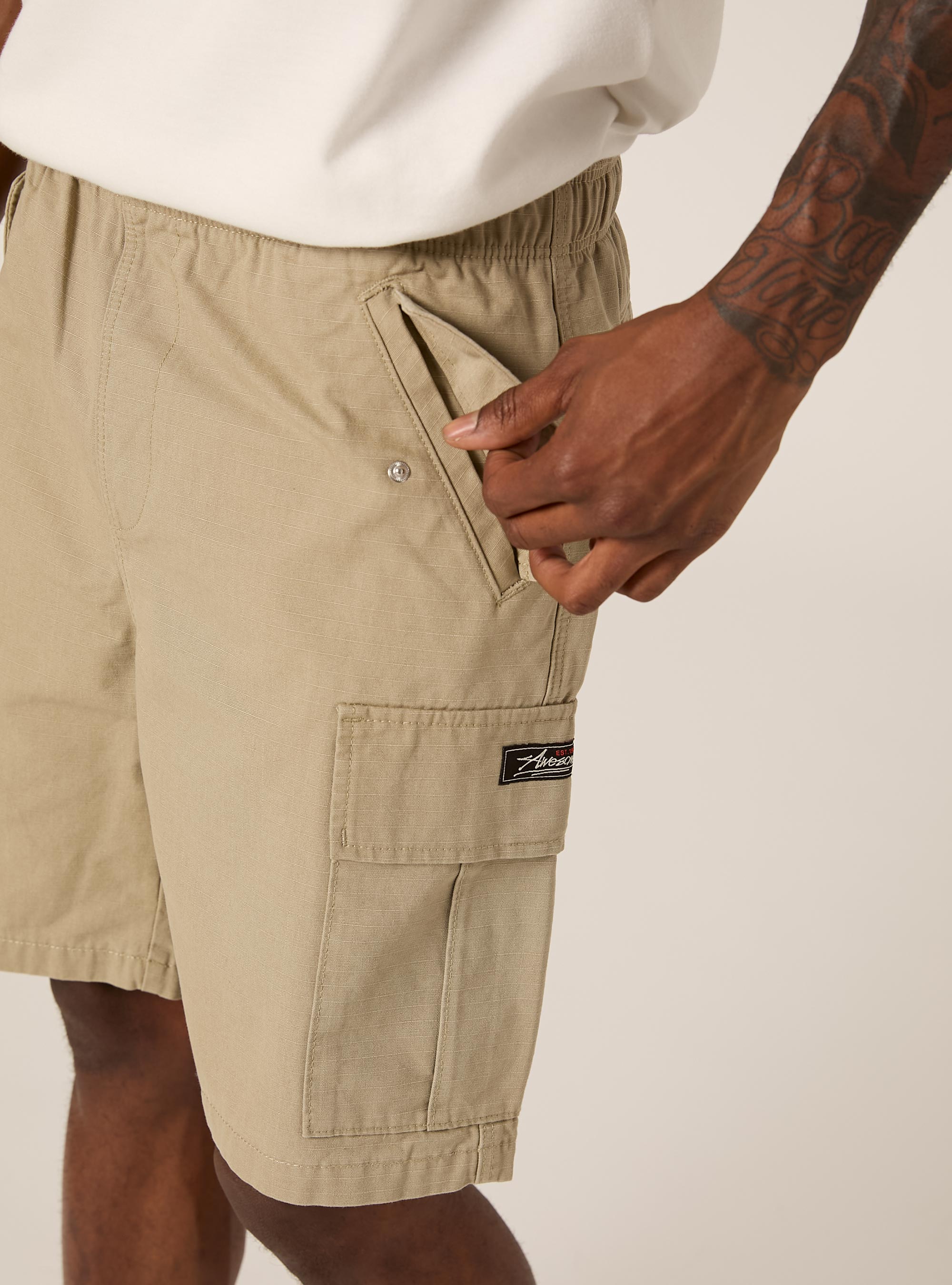 Bermuda cargo ripstop, BG1 BEIGE DARK