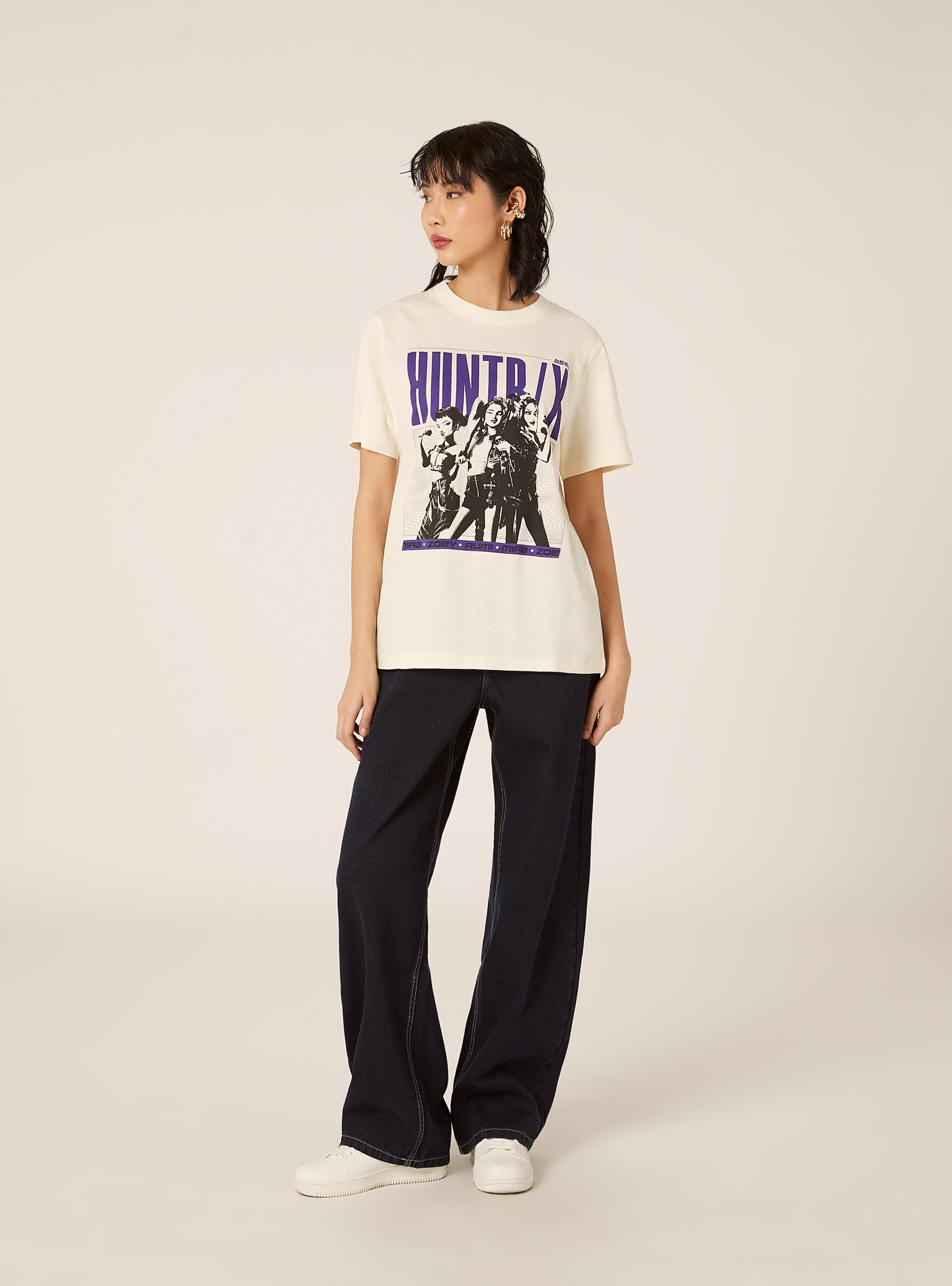 Camiseta KPop Demon Hunters / Alcott, CR3 CREAM LIGHT