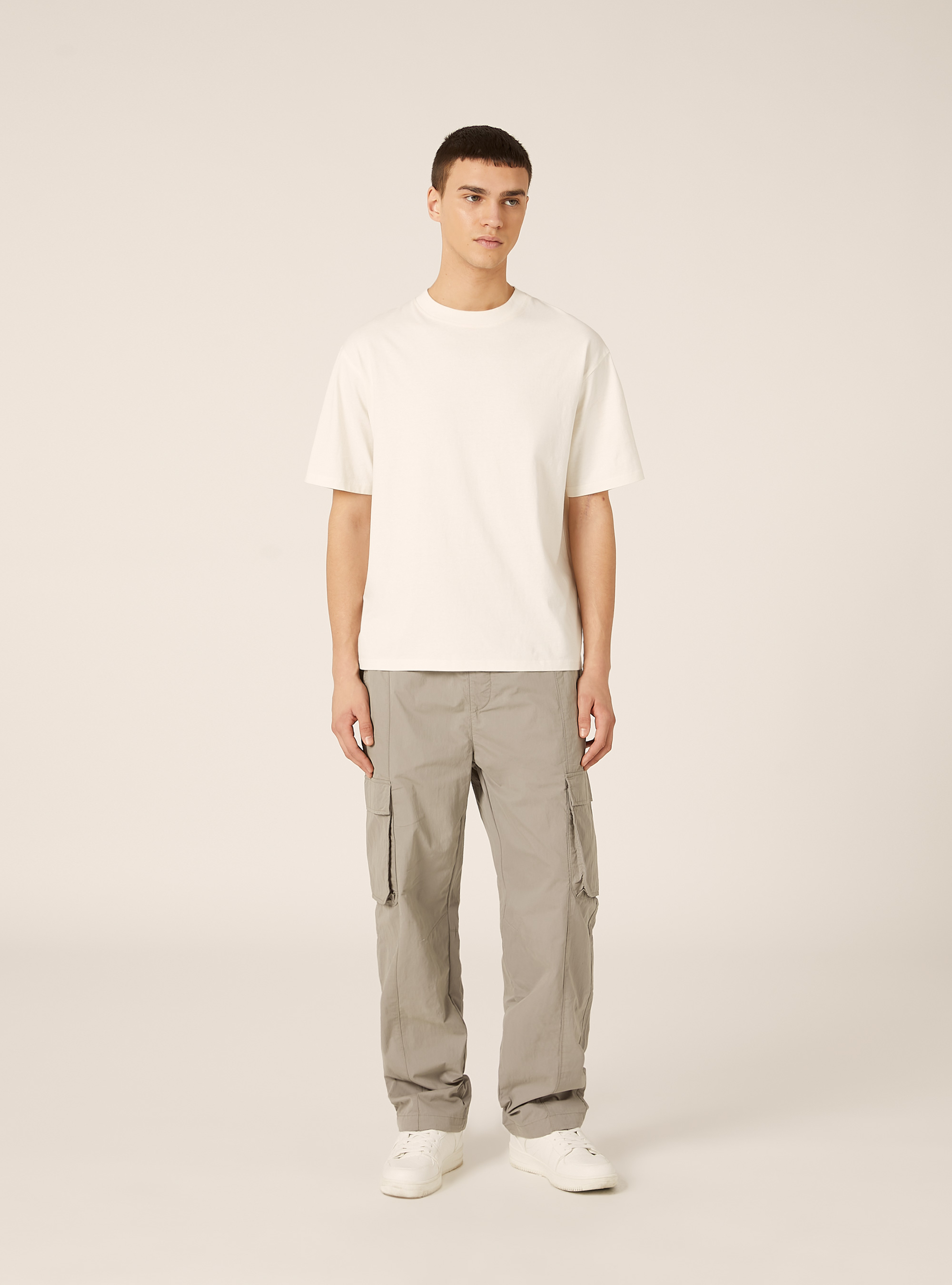 Parachute cargo pants, GY3 GREY LIGHT