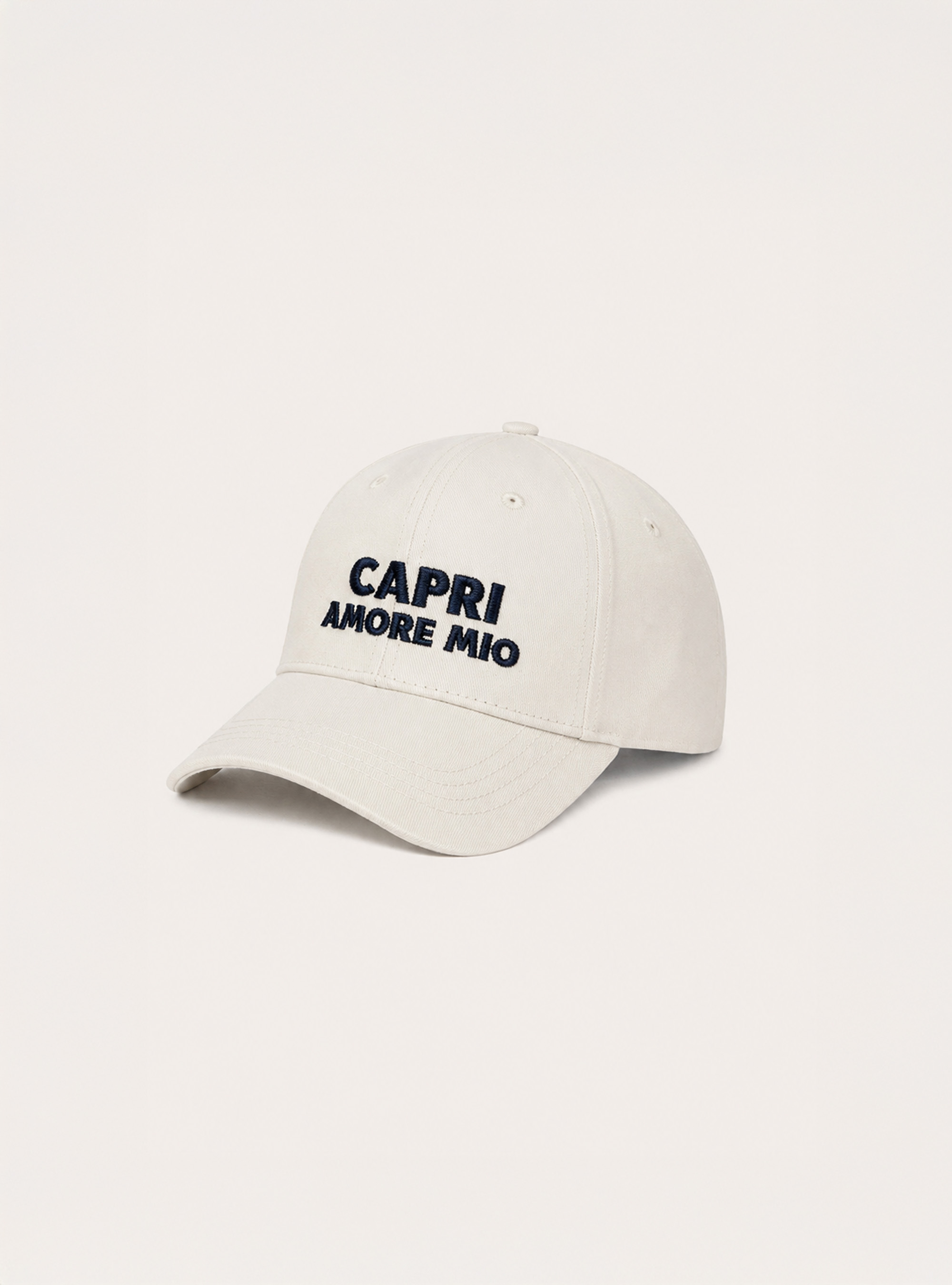 Gorra de Algod&oacute;n Capri Amore Mio, WH1 OFF WHITE