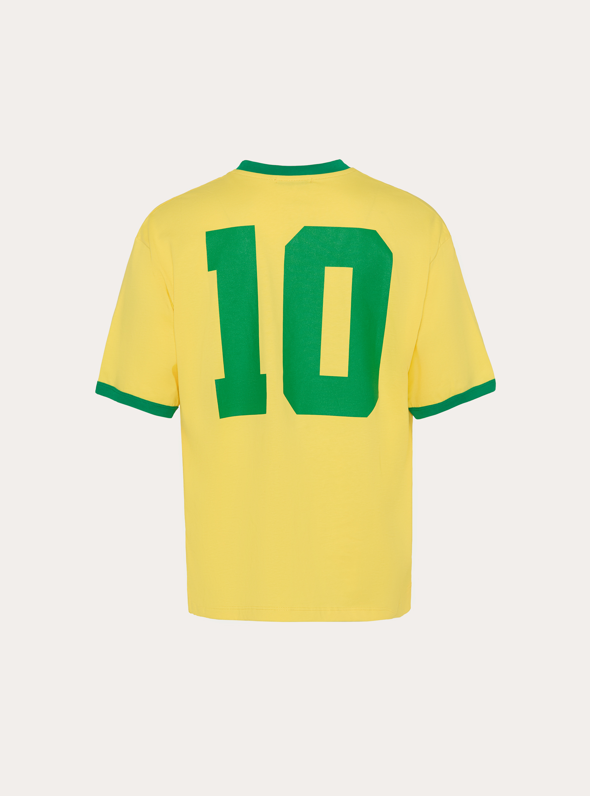 Regular Fit Ringer T-Shirt with International Sports Graphic, YE2 YELLOW MEDIUM