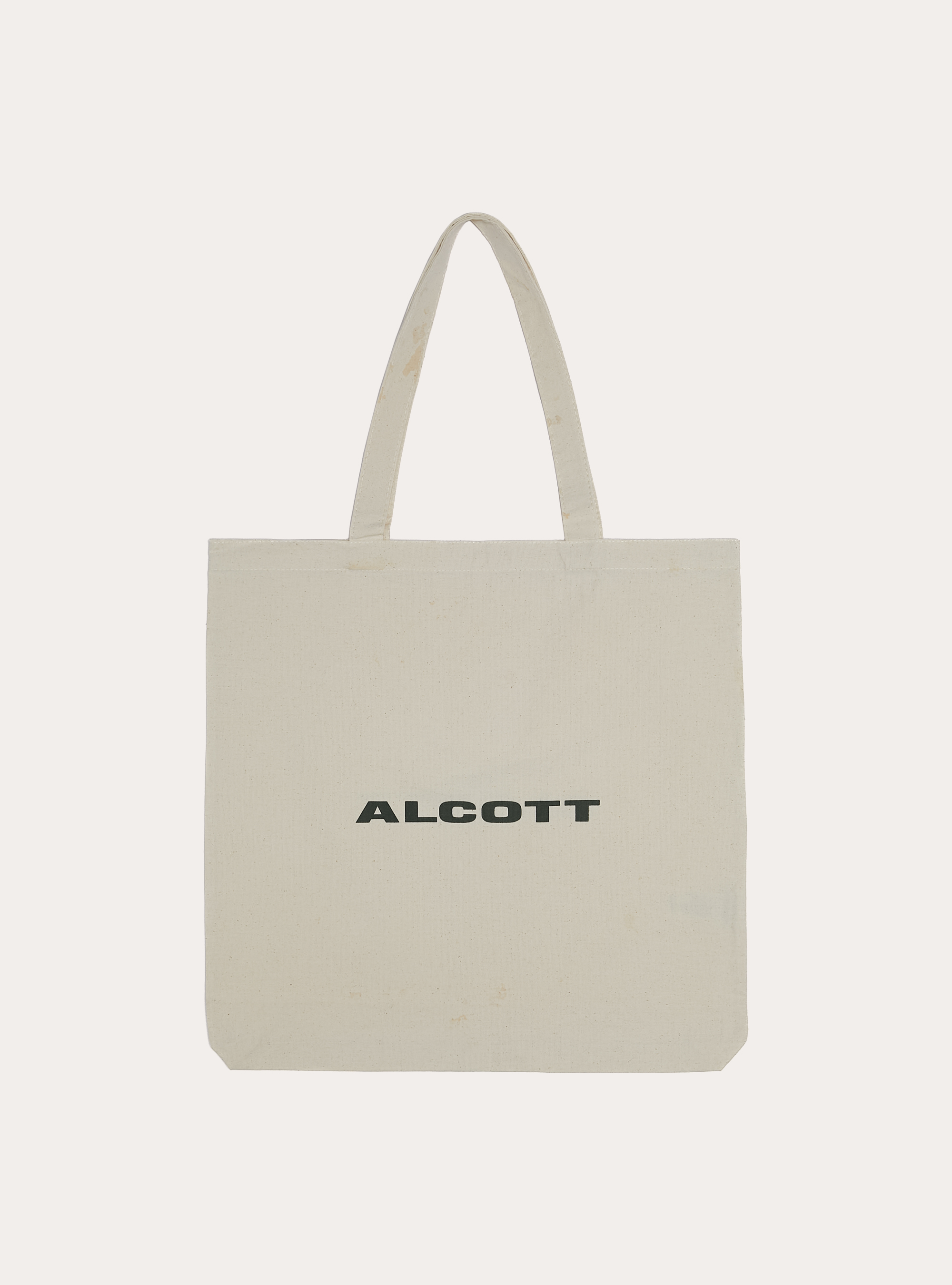 Borsa shopper con stampa alcott, WH1 OFF WHITE