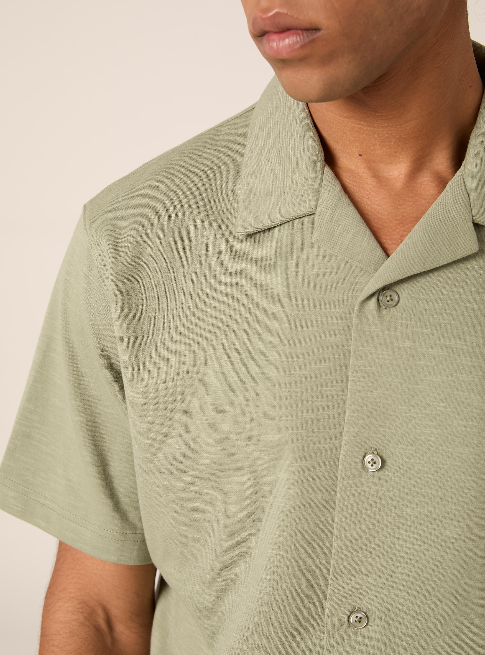 Short-sleeved jersey shirt, KY2 KAKY MEDIUM