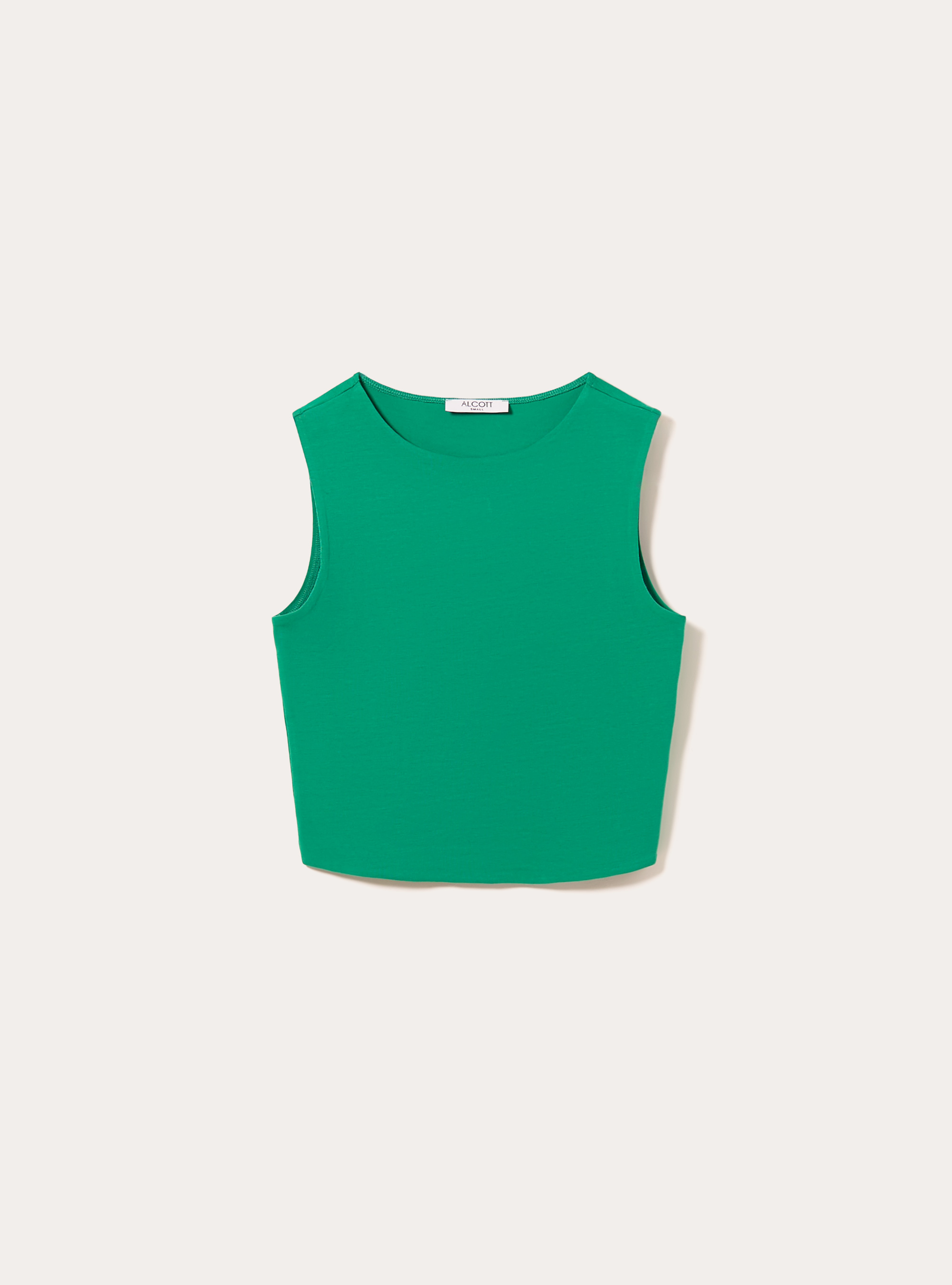 D&eacute;bardeur basique en coton extensible, GN2 GREEN MEDIUM