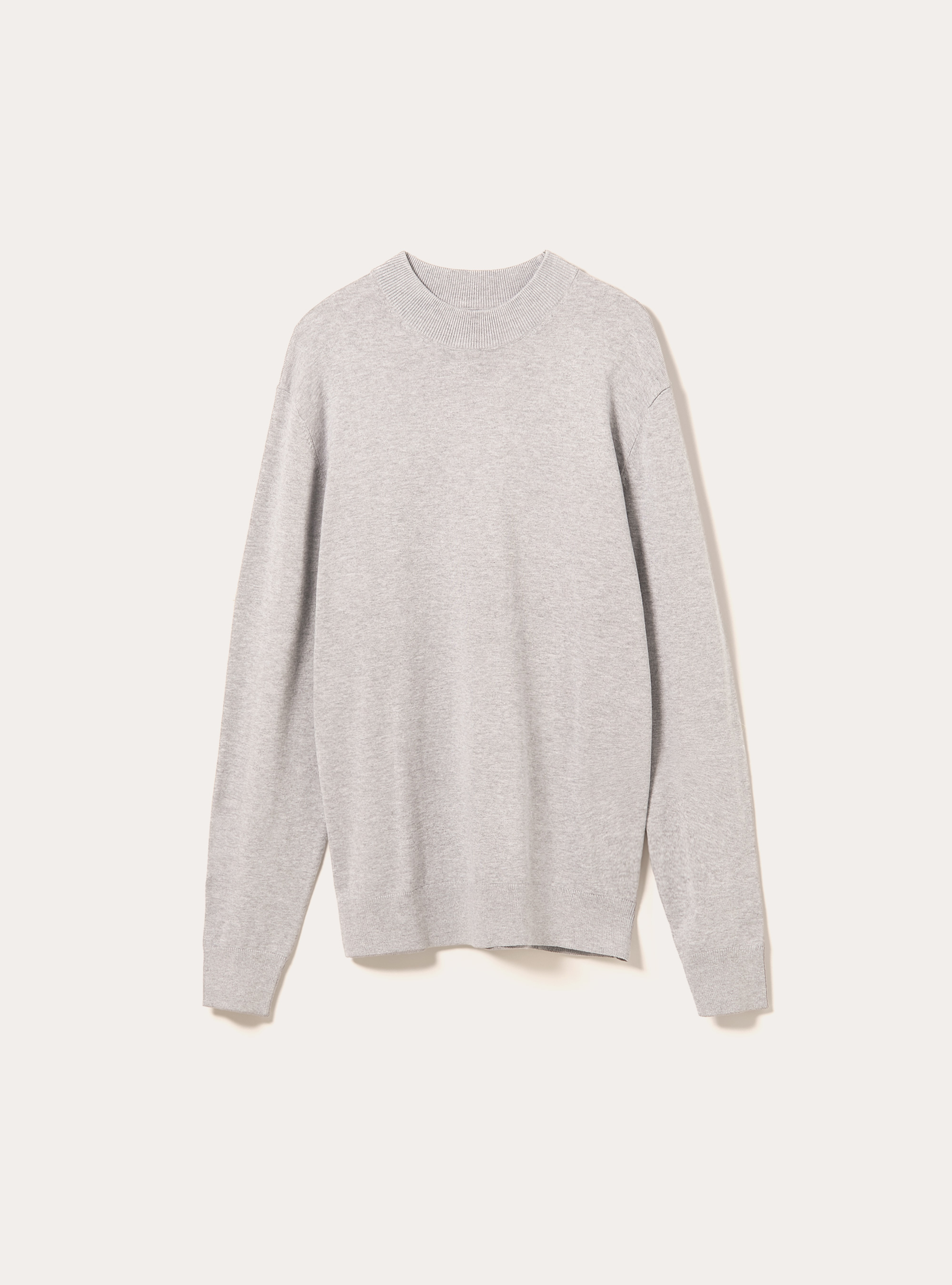 Pull &agrave; col demi-tour, MGY2 GREY MEL MEDIUM