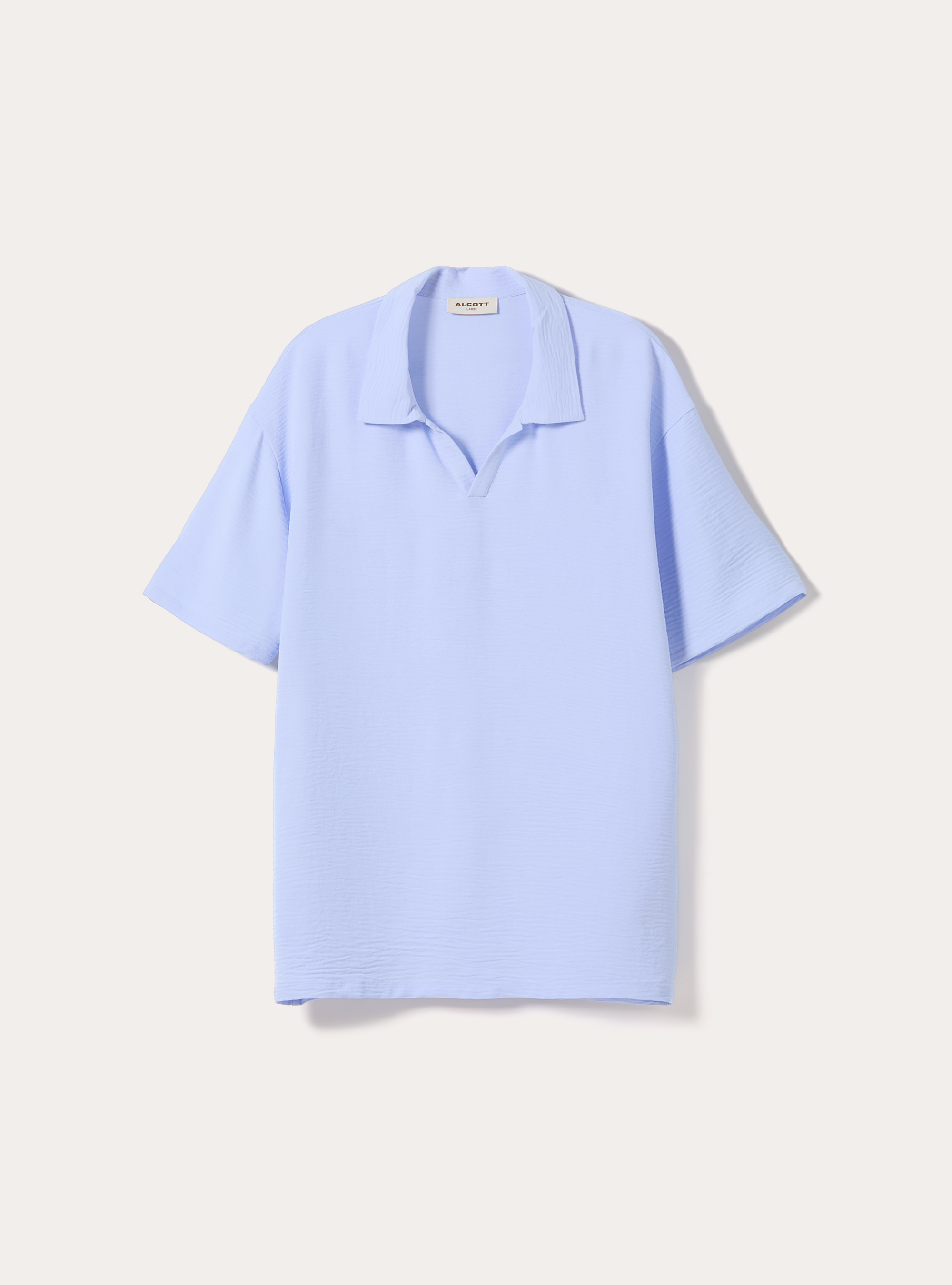 Polo b&aacute;sico de crep&eacute;, AZ1 AZURE DARK