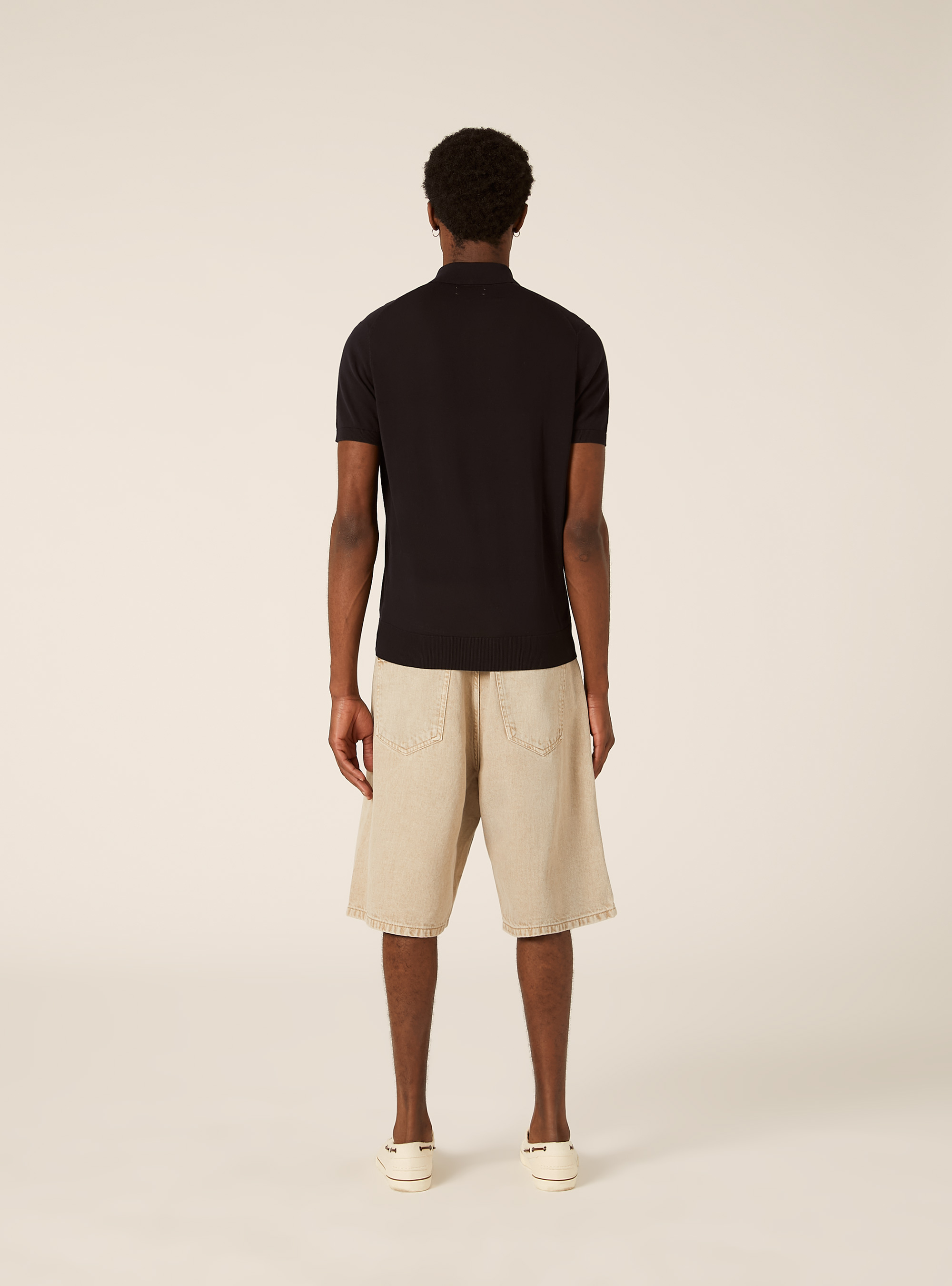 Polo de punto de algod&oacute;n extrafino, NA1 NAVY DARK