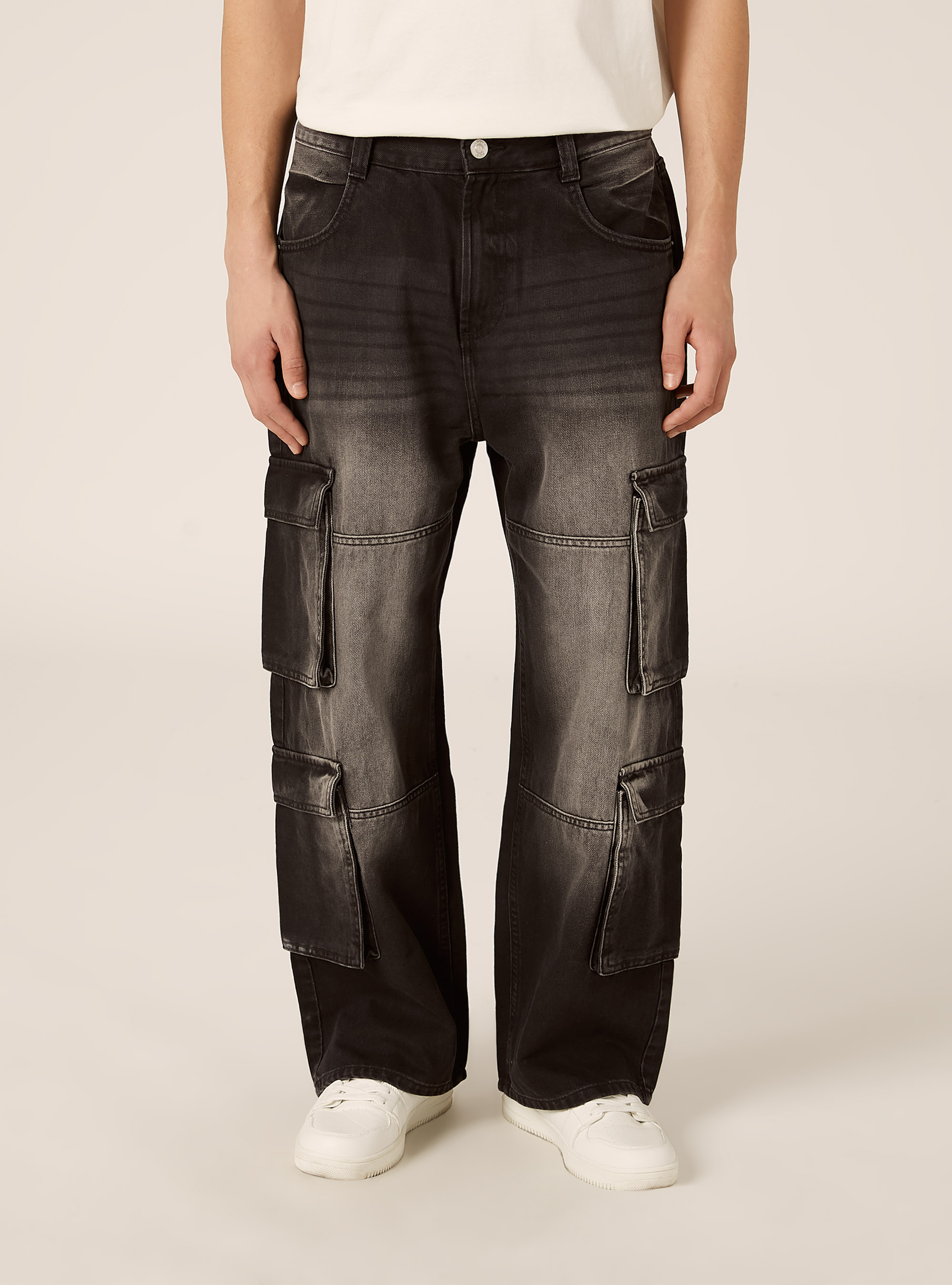 Vaqueros cargo, D000 BLACK