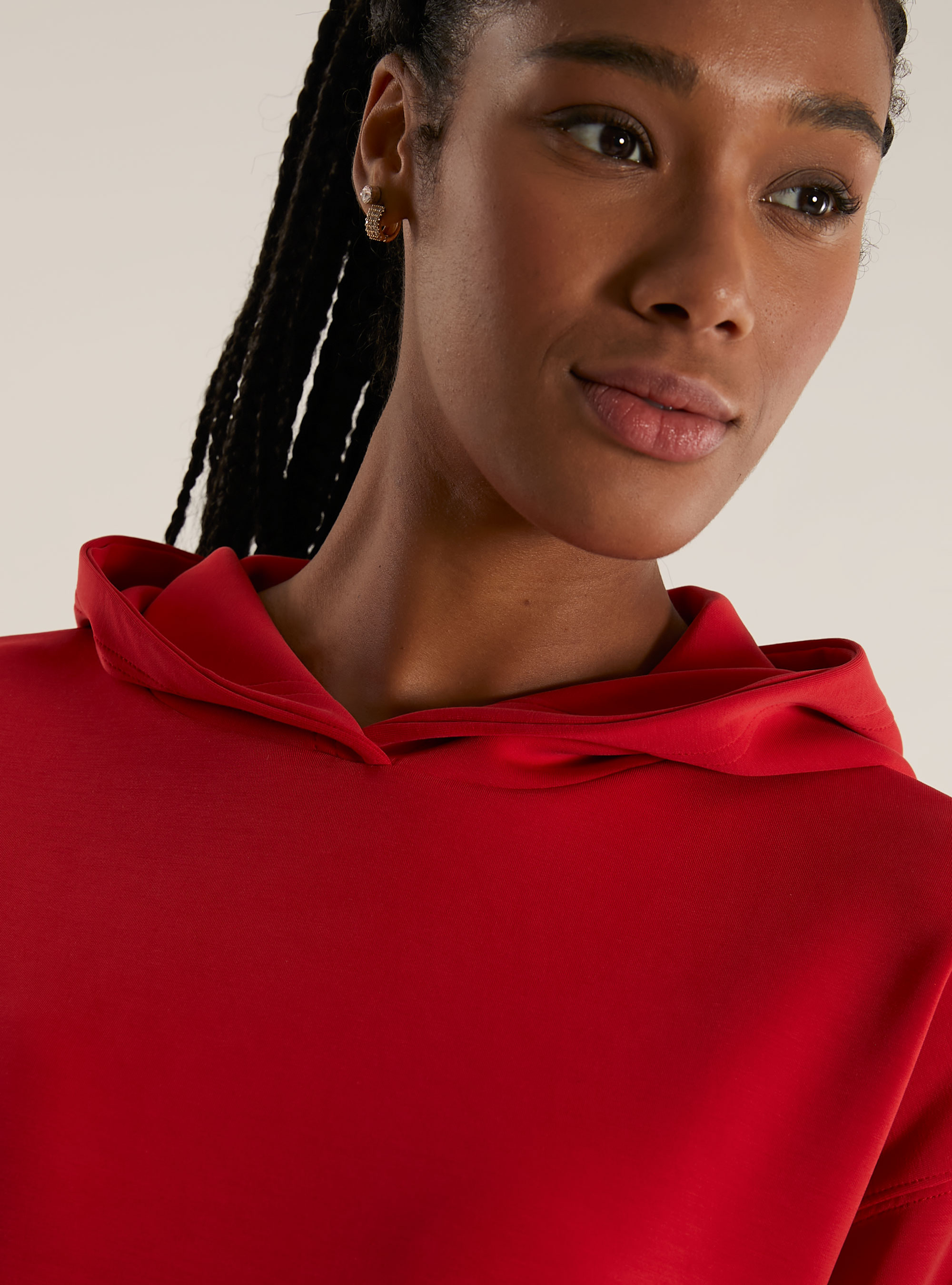 Sweat court en scuba doux, RD2 RED MEDIUM