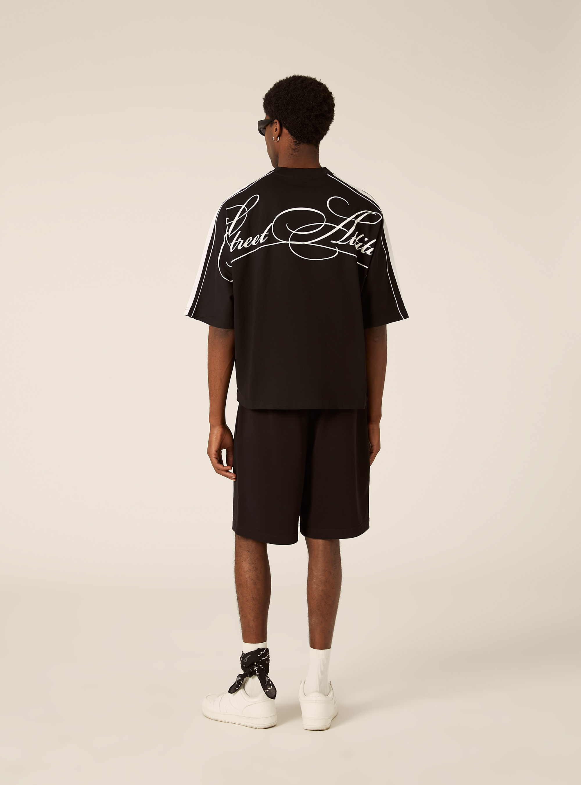 Urban Print Boxy Fit T-Shirt, BK1 BLACK