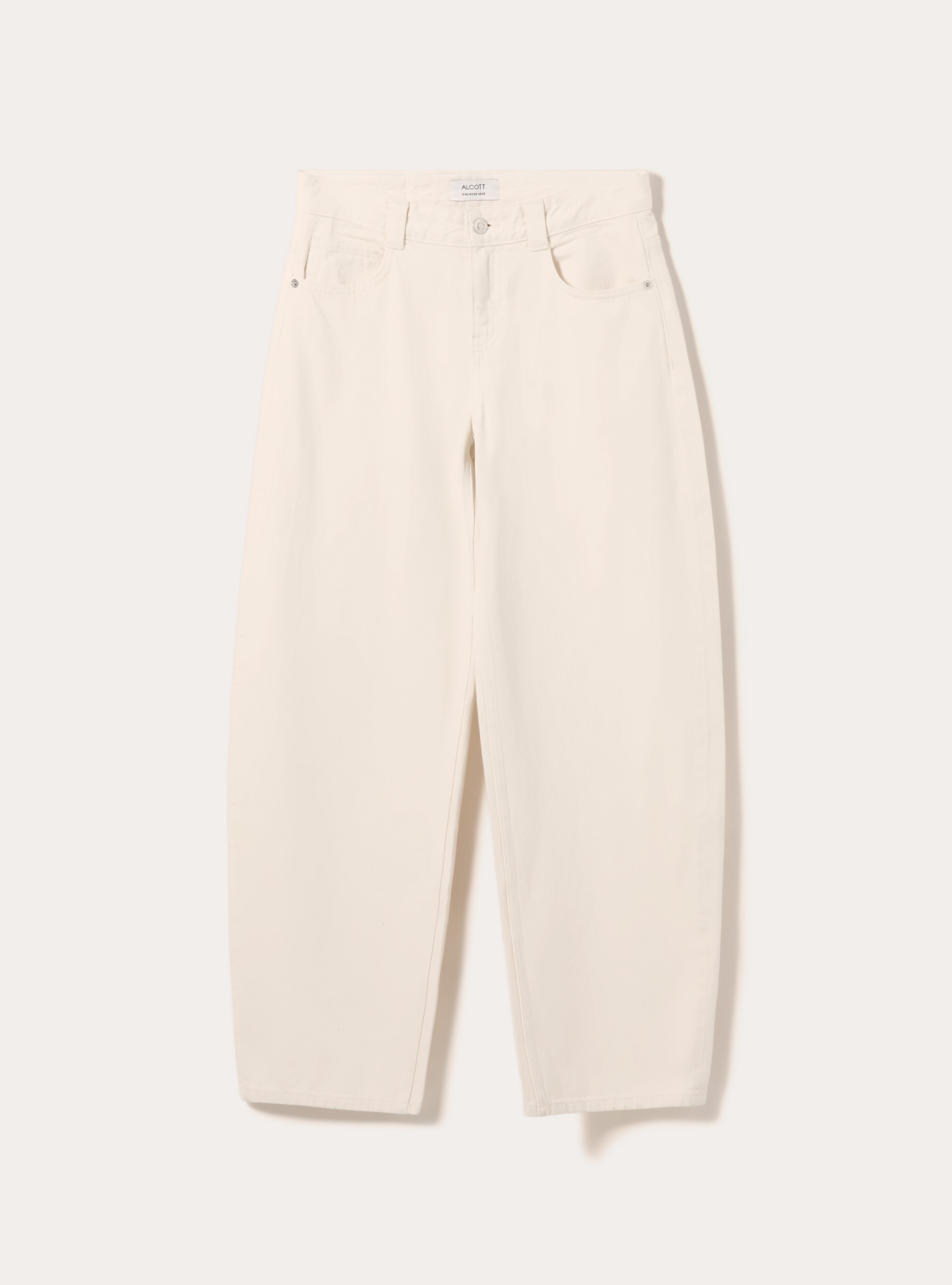 Balloon fit pants, WH1 OFF WHITE
