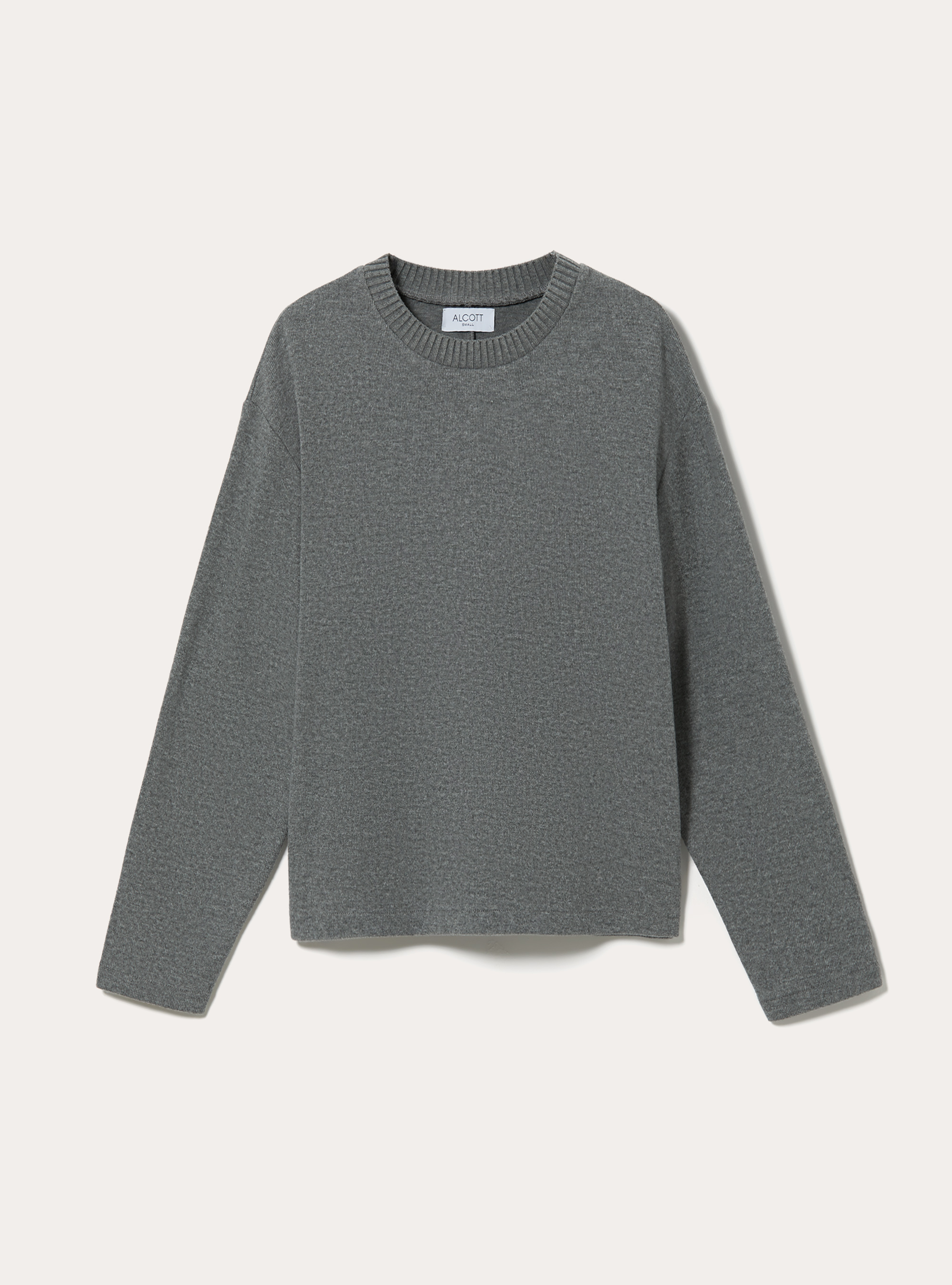 Pullover soft touch, MGY1 GREY MEL DARK