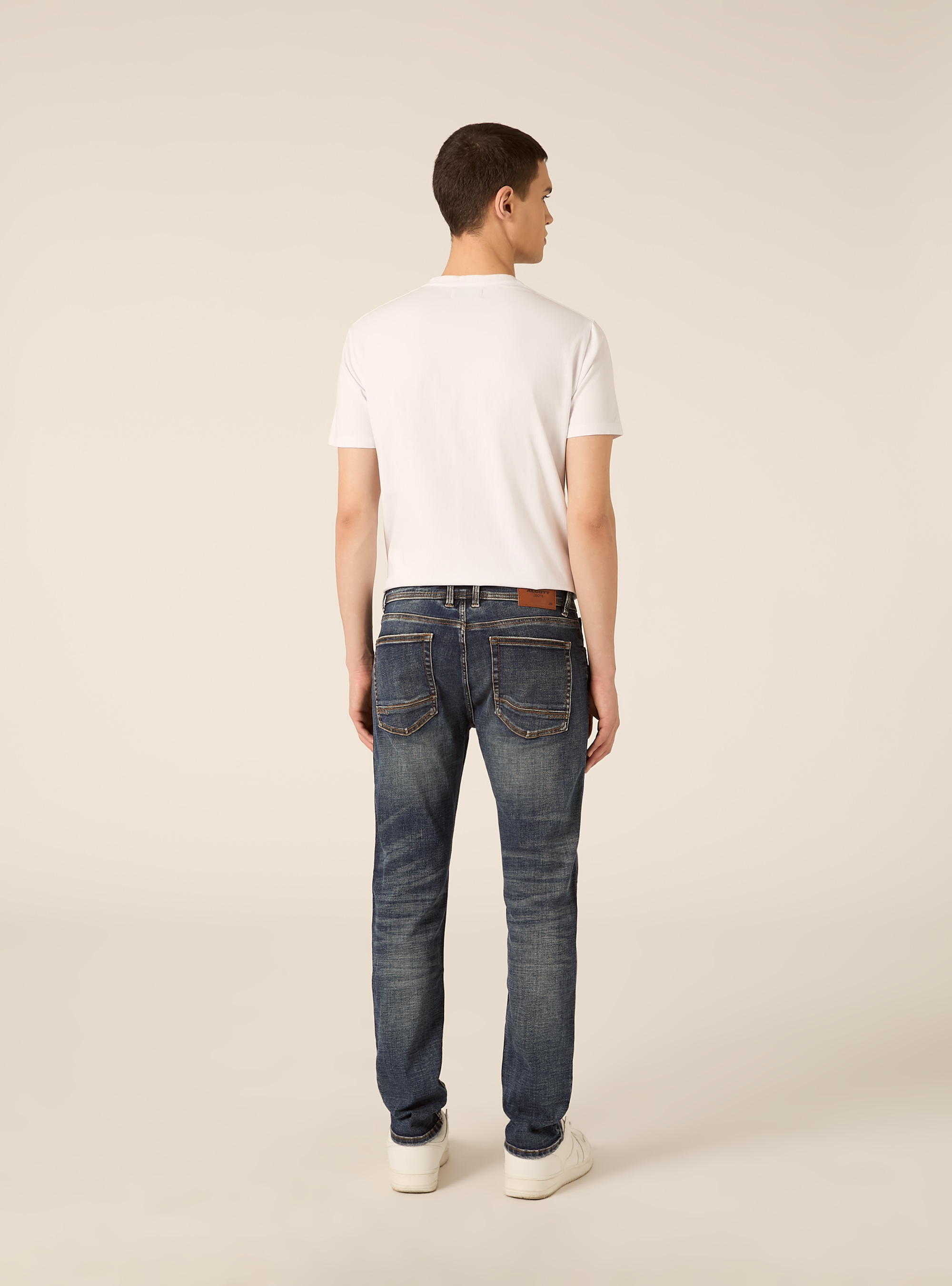 Skinny fit jeans, D001 DEEP BLUE