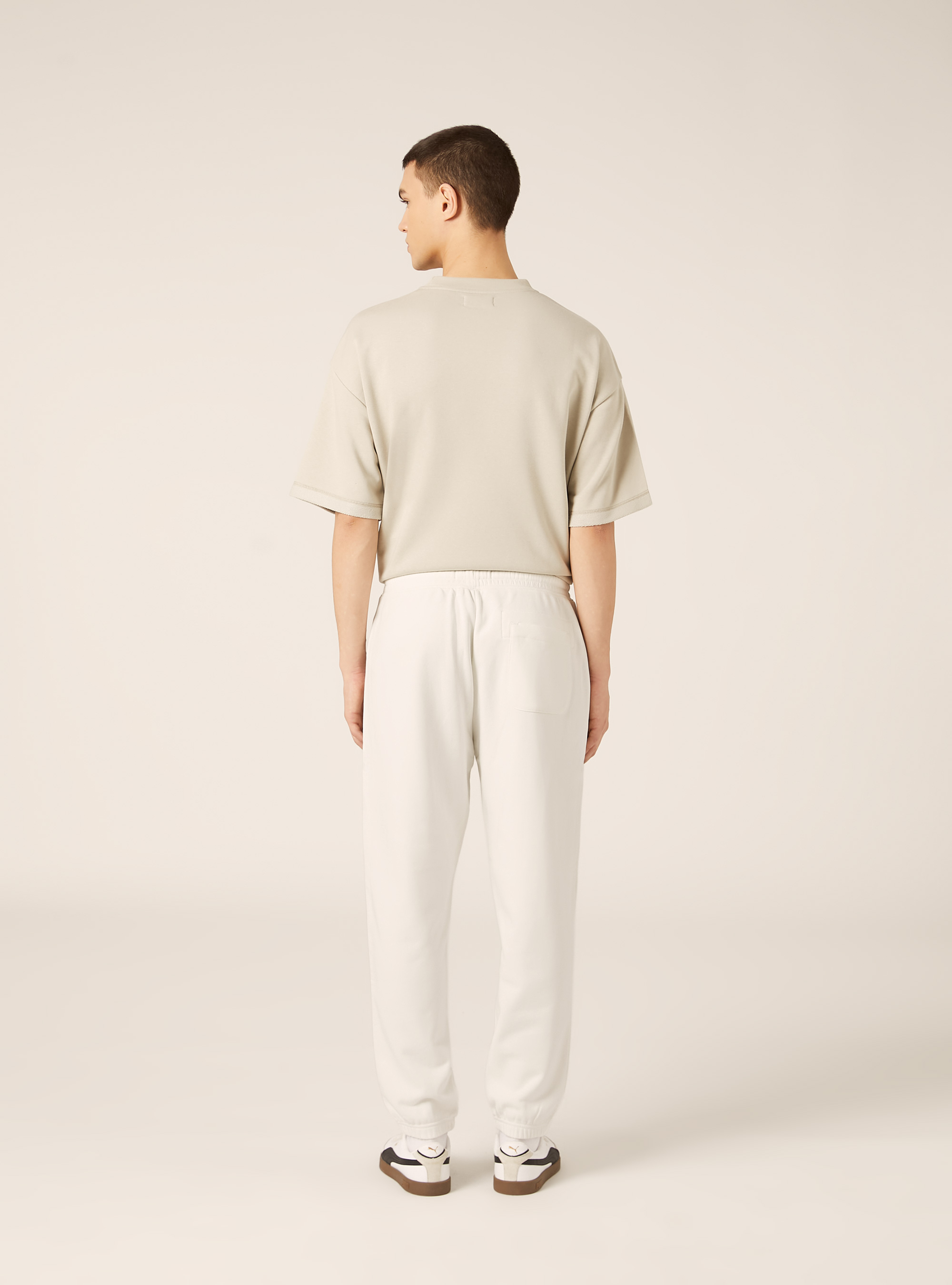 Sweatshirt jogger pants, WH2 WHITE
