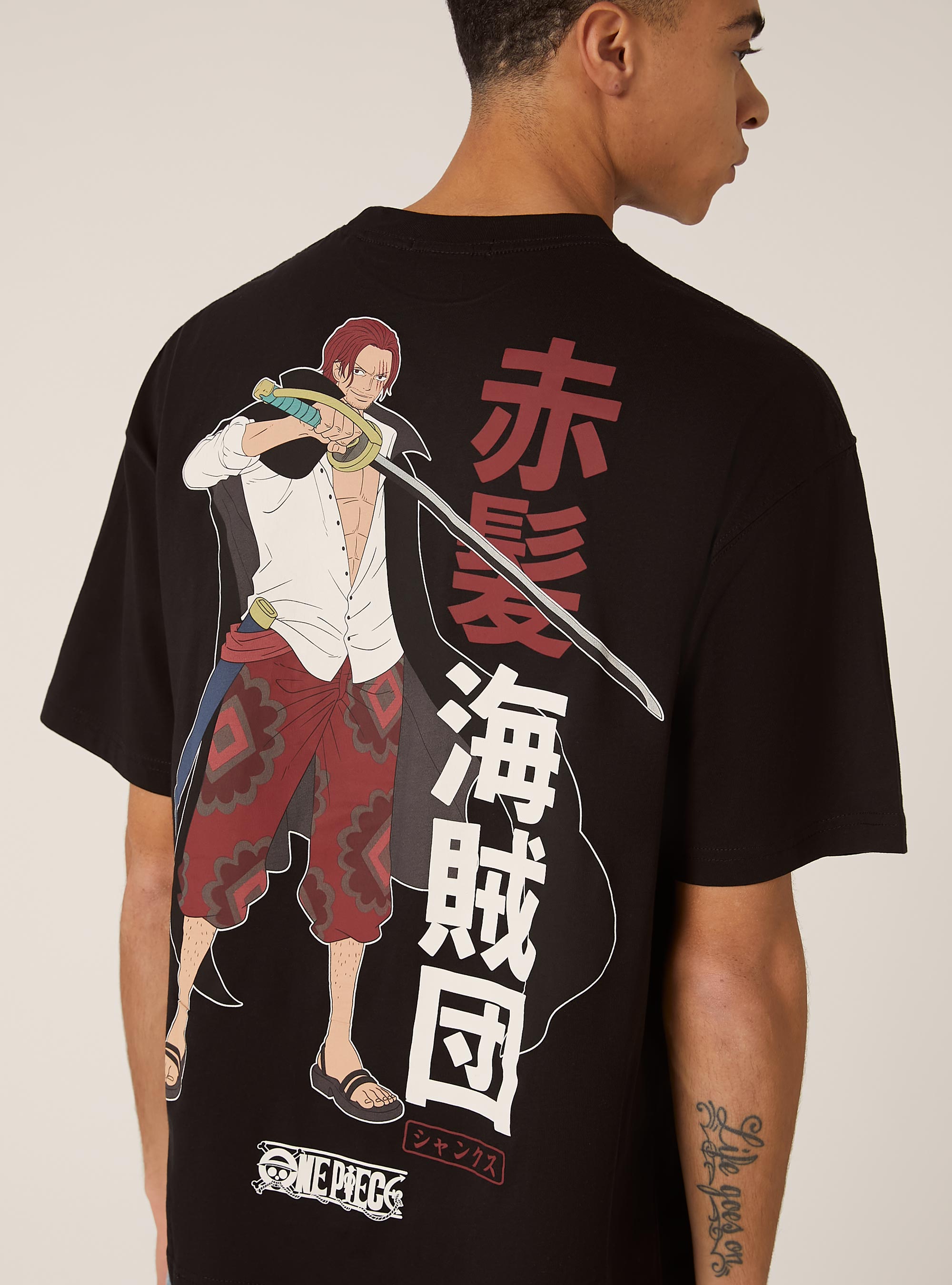 Camiseta de corte recto One Piece / Alcott, BK1 BLACK