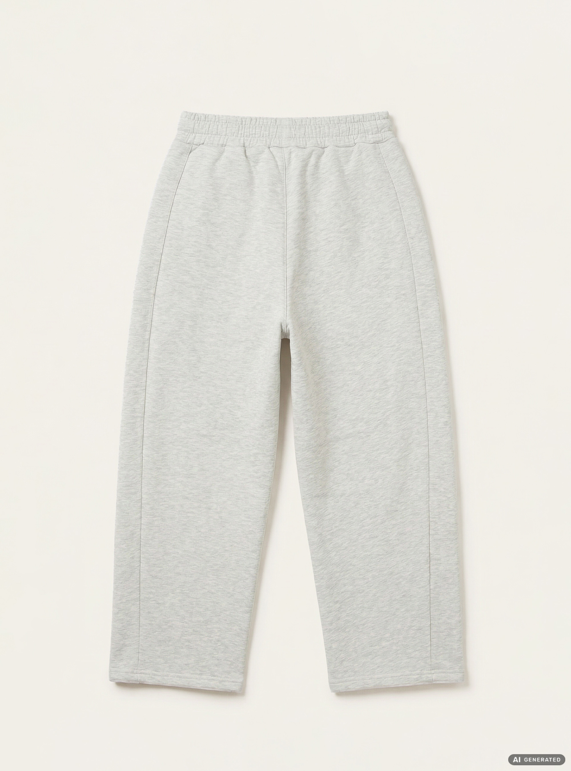 Jogger in felpa baloon fit, MGY3 GREY MEL LIGHT