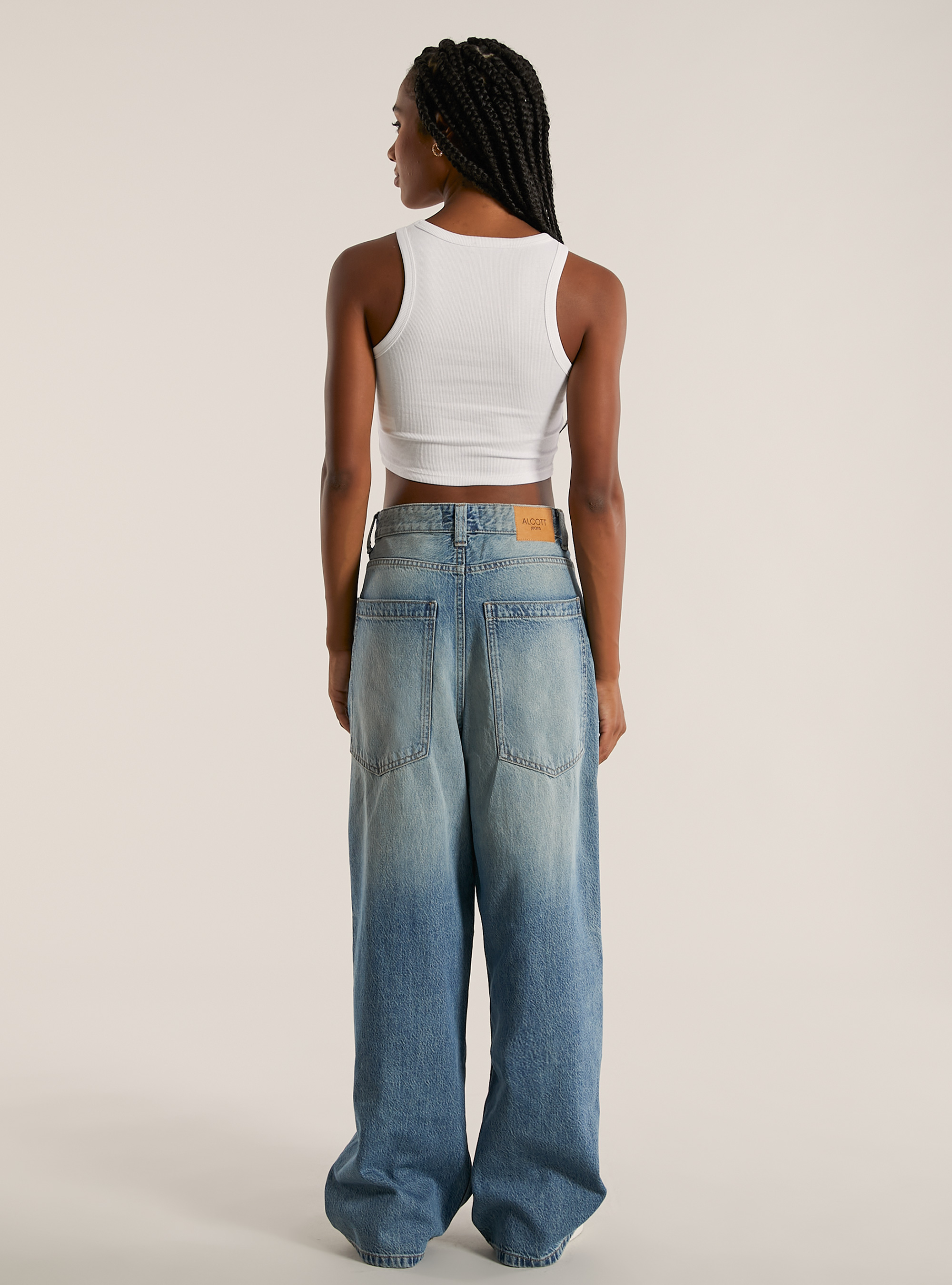 Jean super baggy, D005 LIGHT BLUE