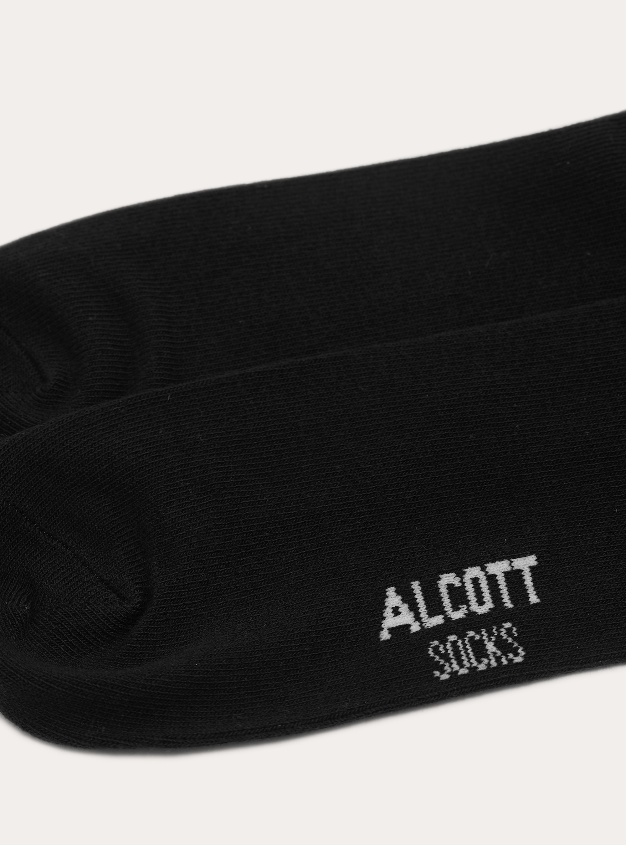 Lot de 4 paires de chaussettes unies de base, BK1 BLACK