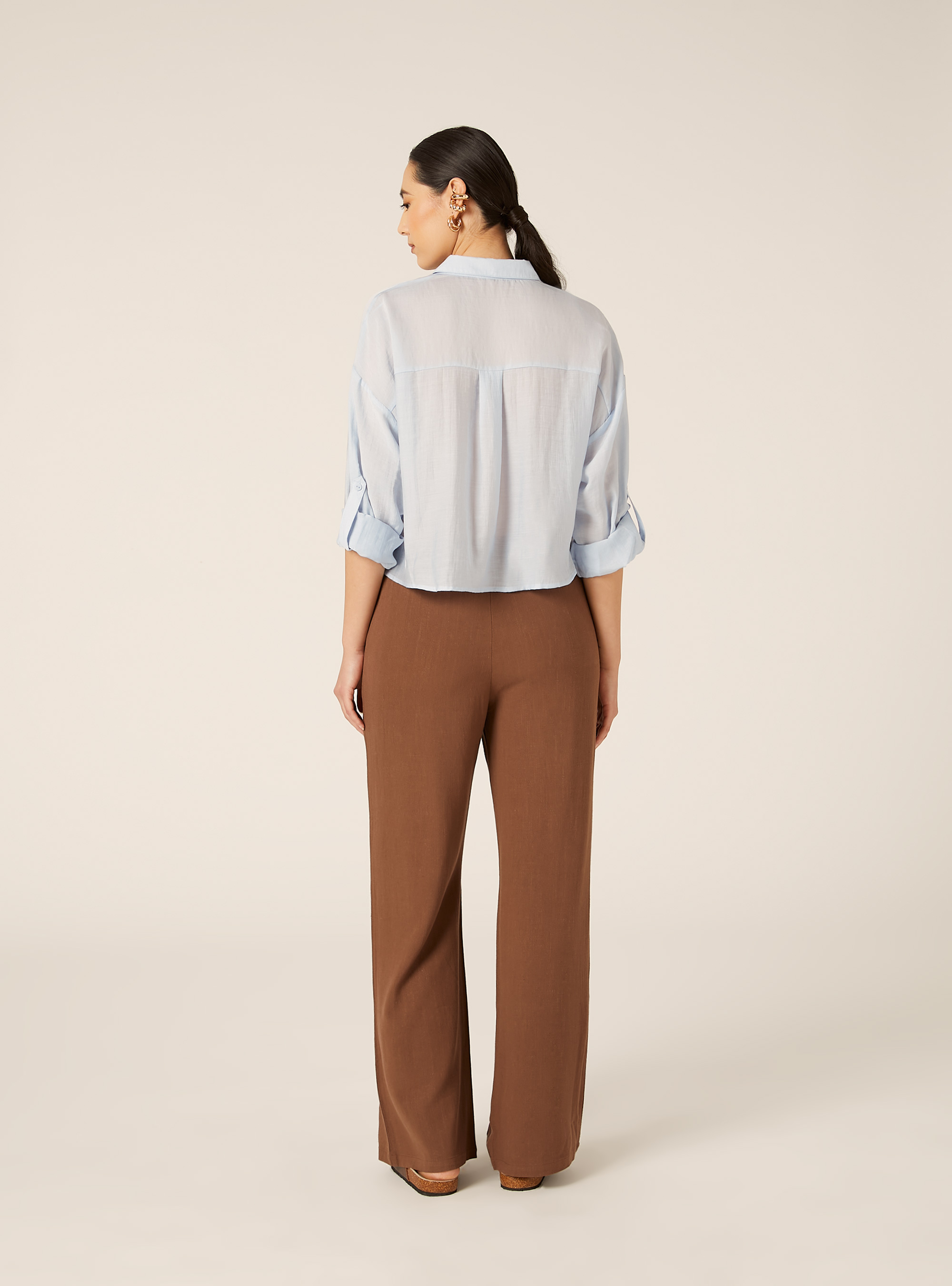 Camisa Oversize Ligera, AZ2 AZURE MEDIUM