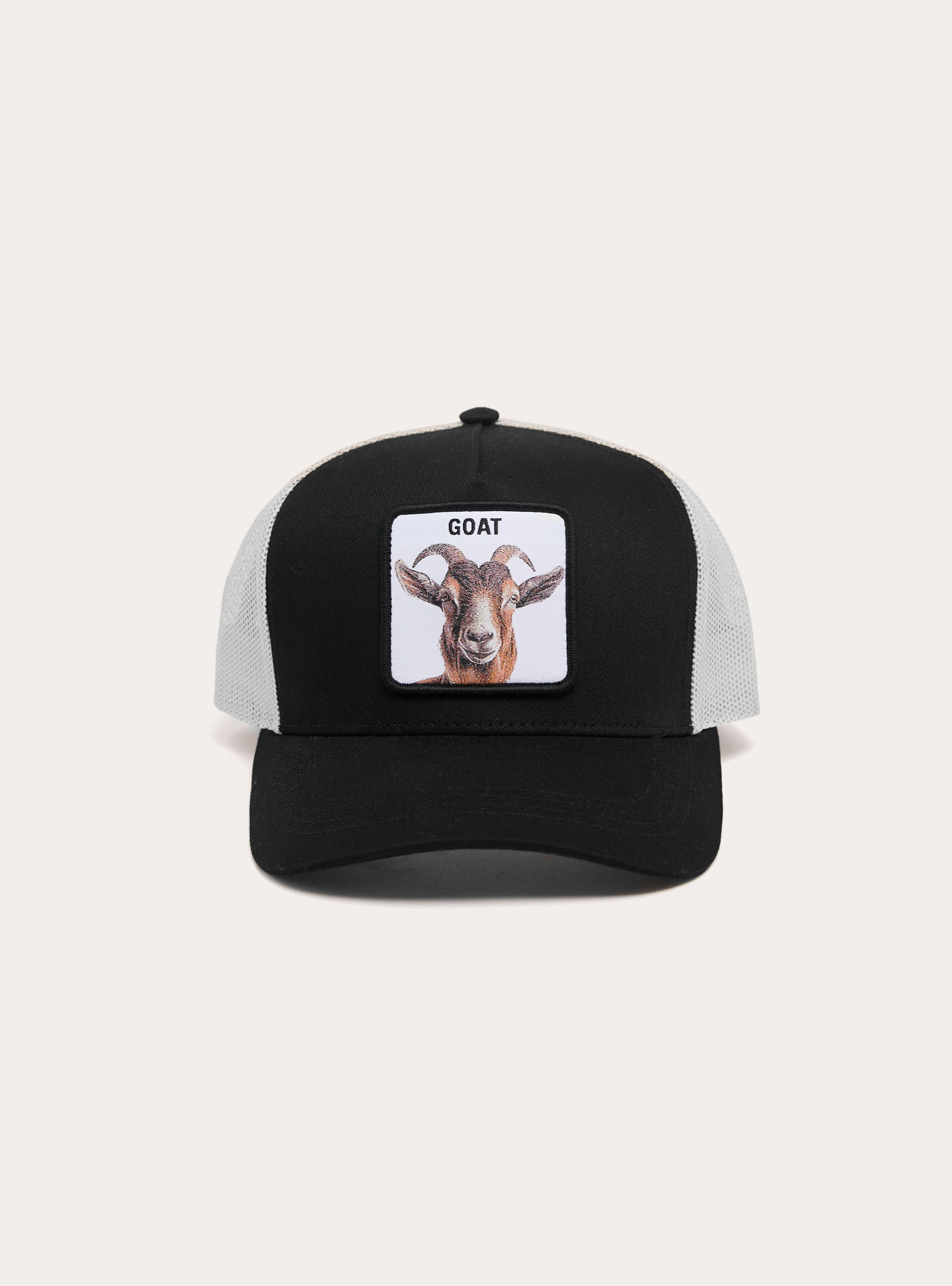 Trucker cap with patch, BG2 BEIGE MEDIUM