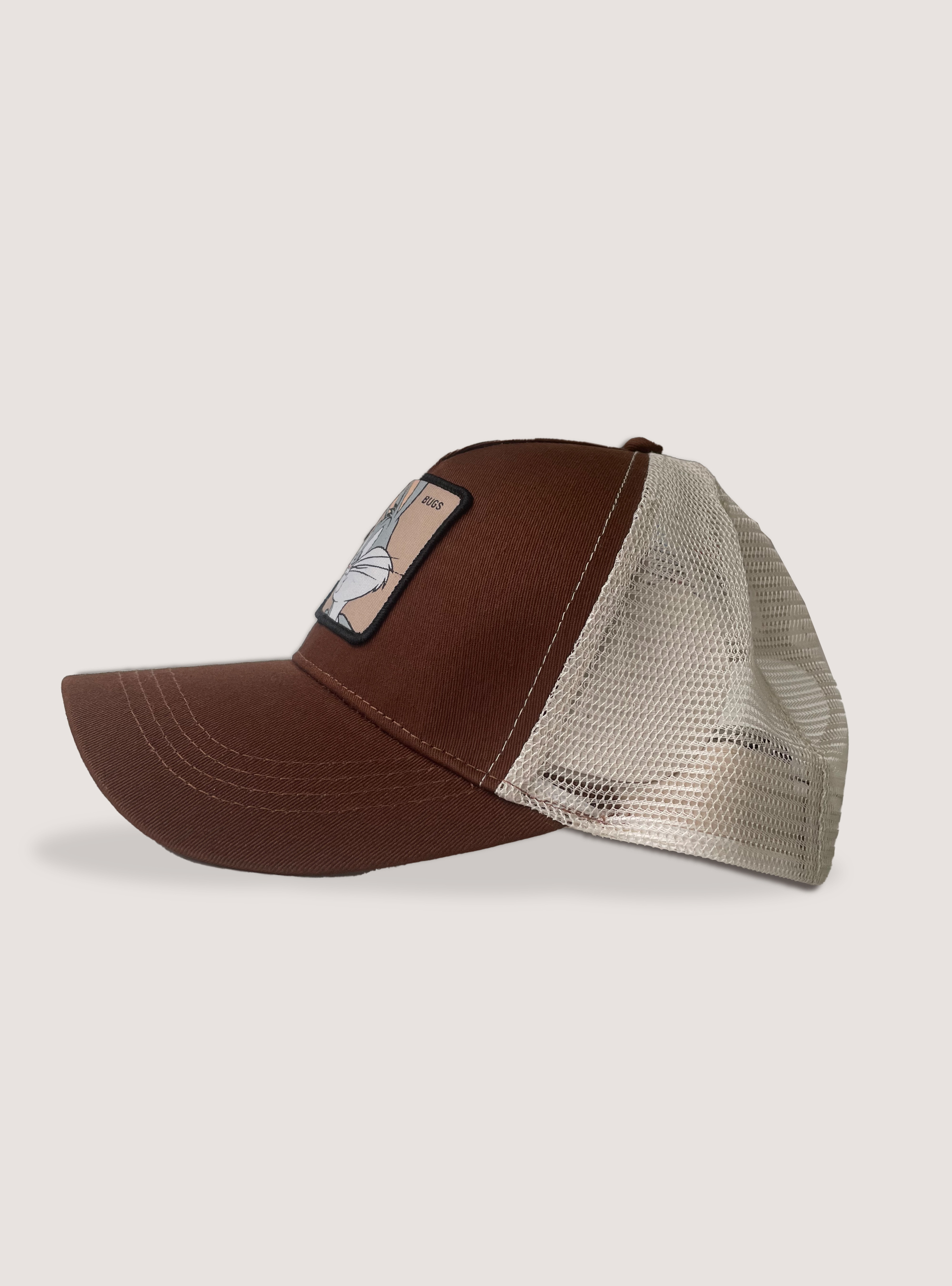 Bugs Bunny patch cap, C5619 BROWN