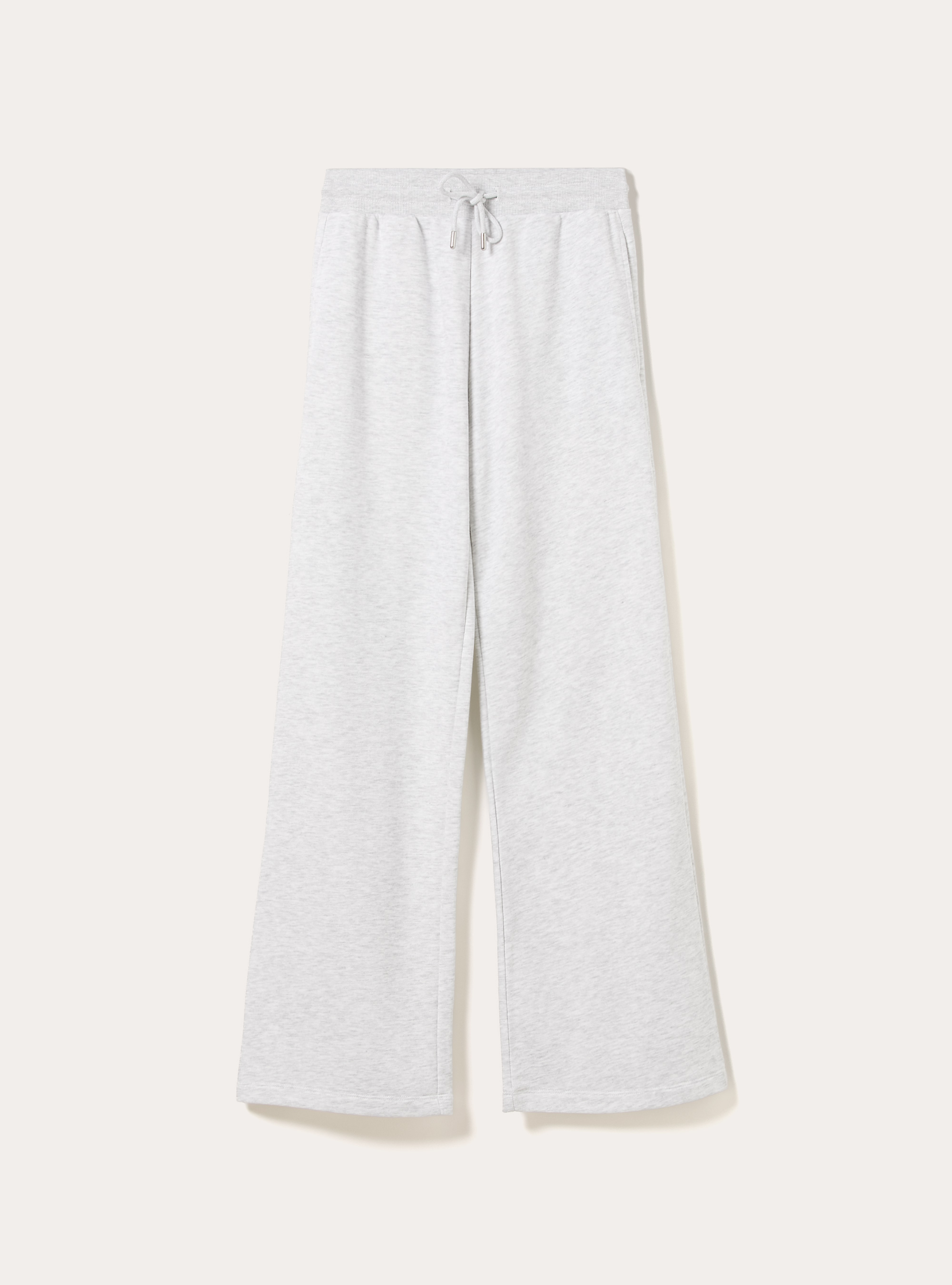 Pantalon jogger large en molleton, MGY3 GREY MEL LIGHT