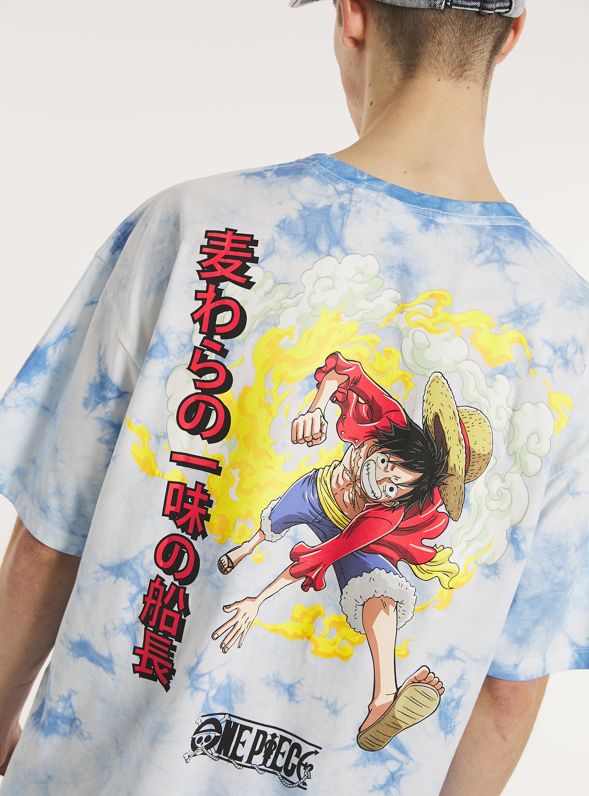 One Piece / Camiseta Alcott oversize tie-dye, WH3 WHITE
