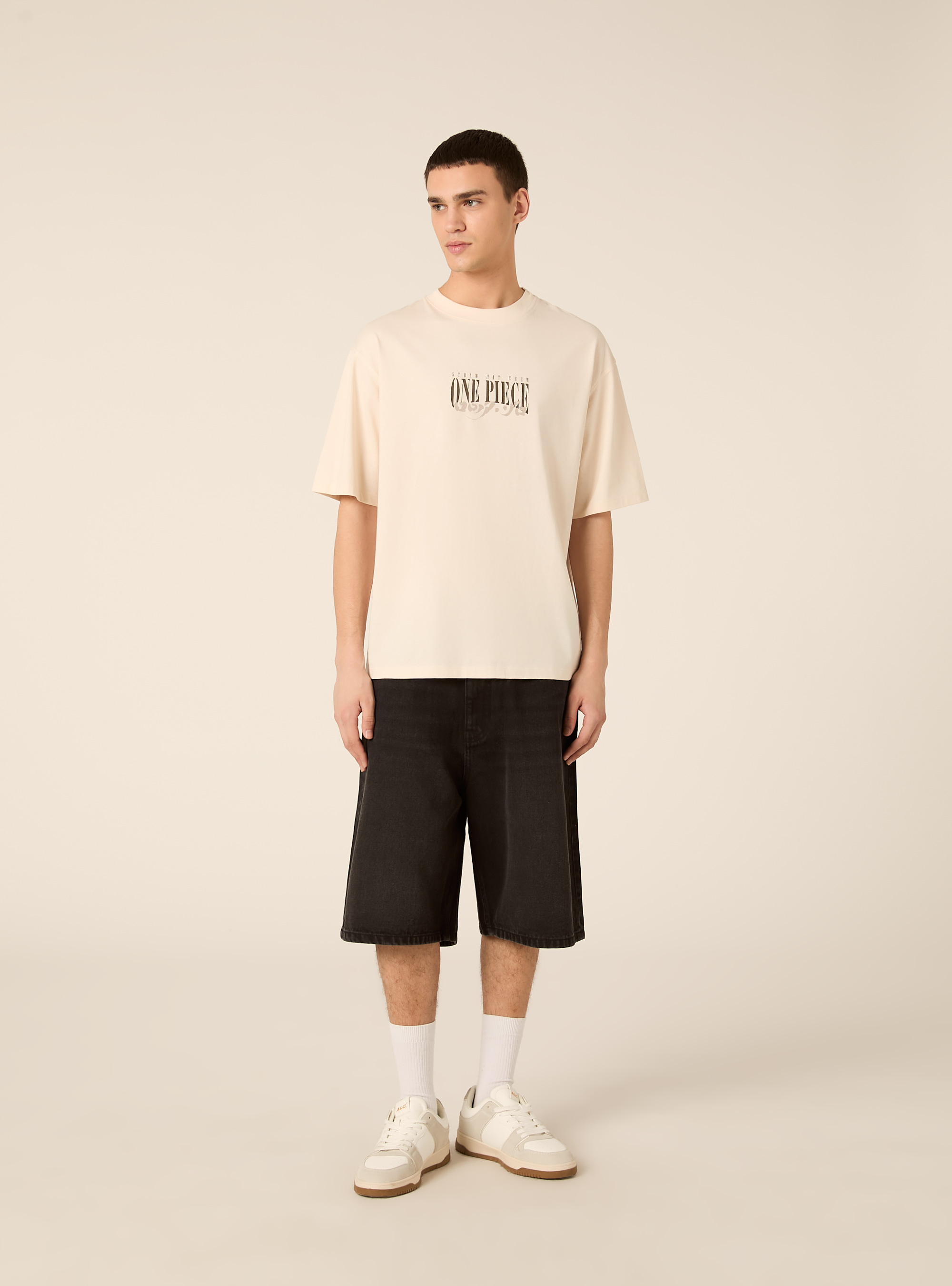 Camiseta de corte recto One Piece / Alcott, CR3 CREAM LIGHT