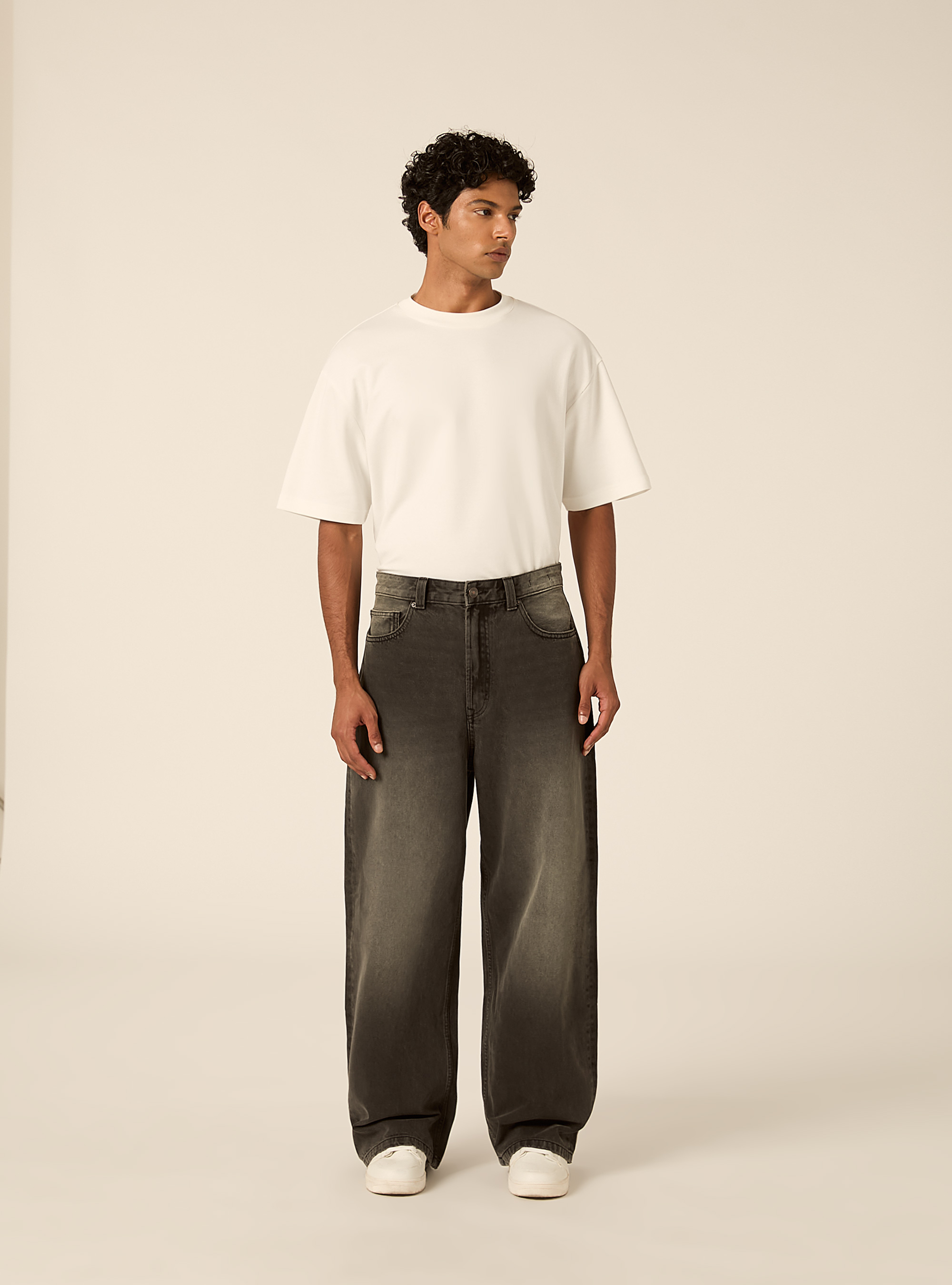 Jeans baggy fit, D00G GREY