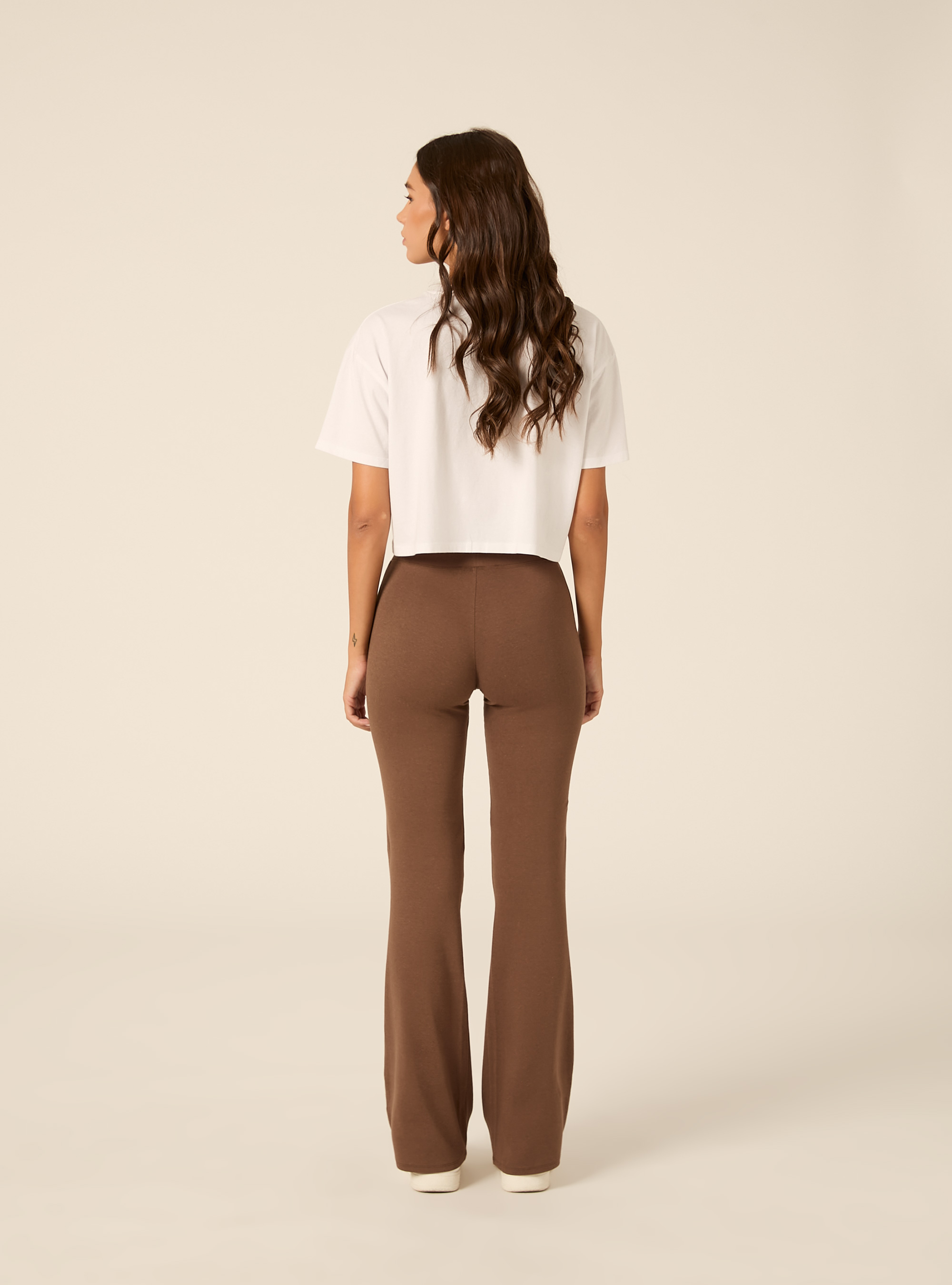 Leggings acampanados, BR2 BROWN MEDIUM