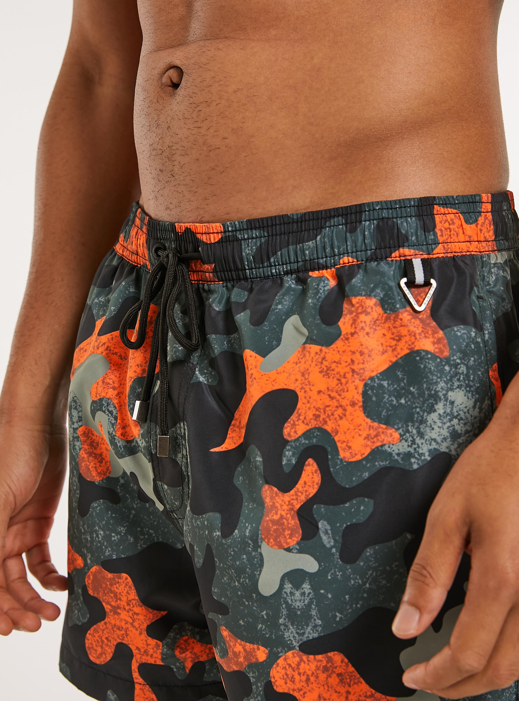Camouflage-Badehose, BK1 BLACK