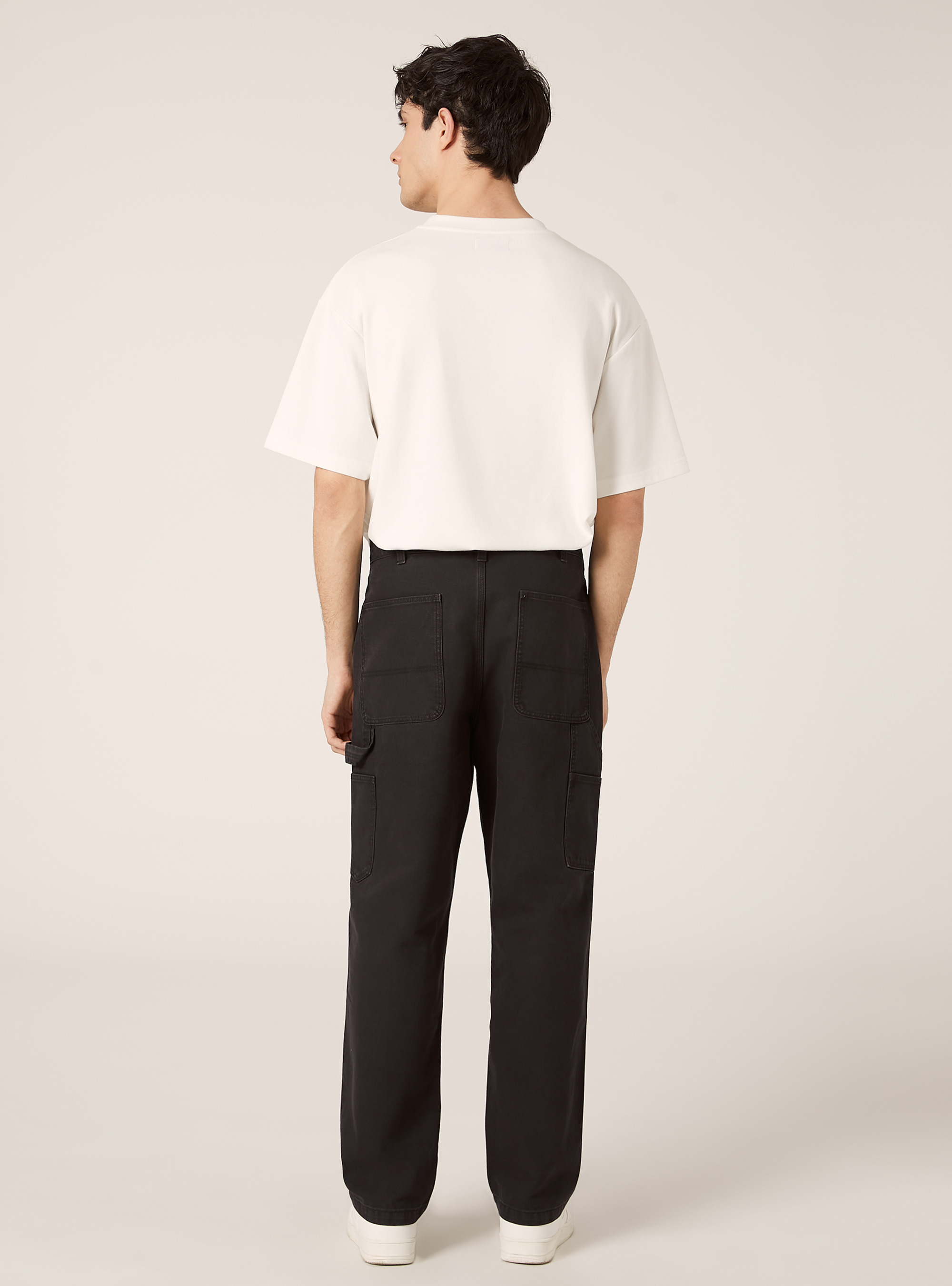 Pantalon en toile de charpentier, BK1 BLACK