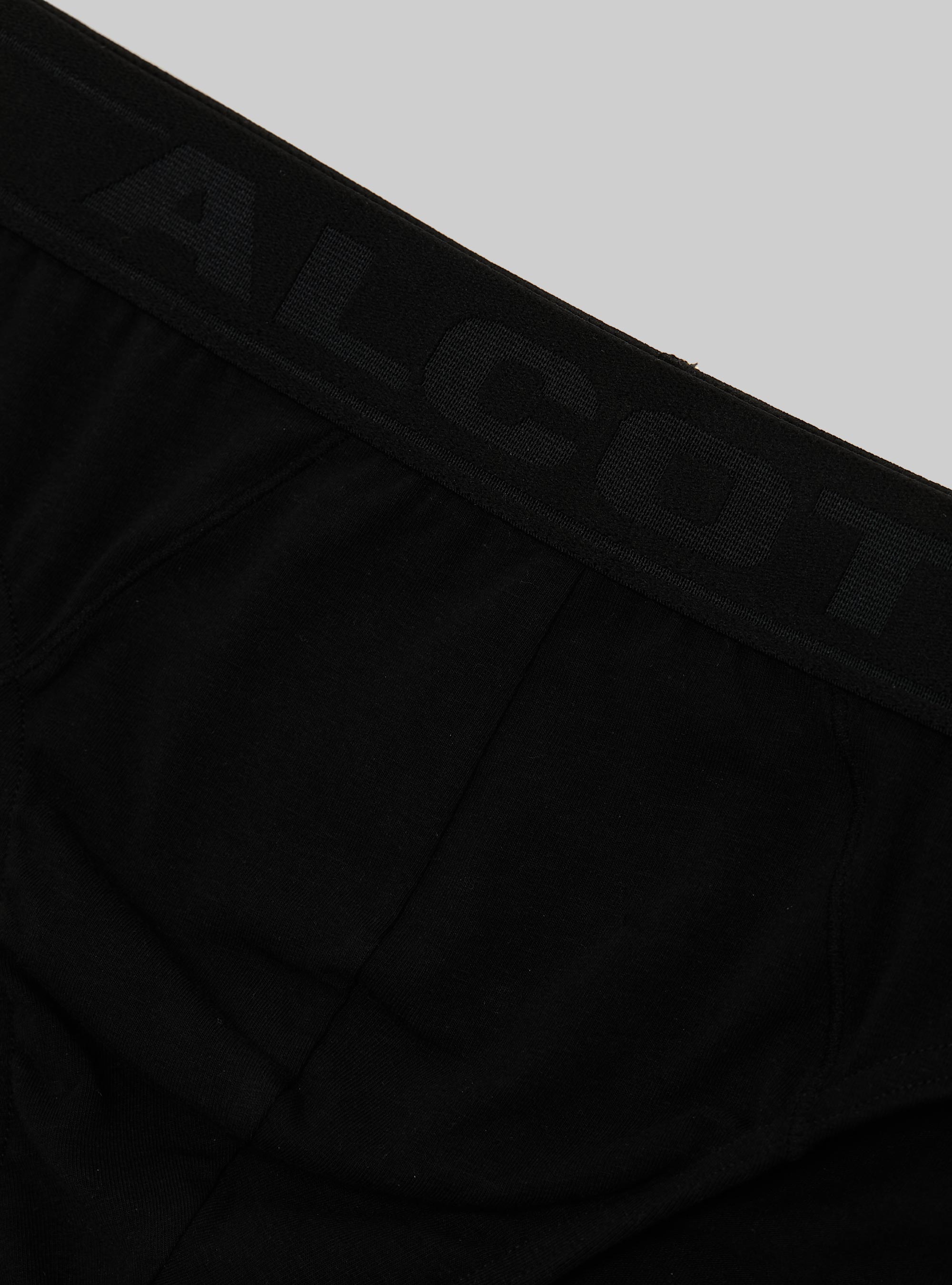 Slip en coton extensible avec logo, BK1 BLACK
