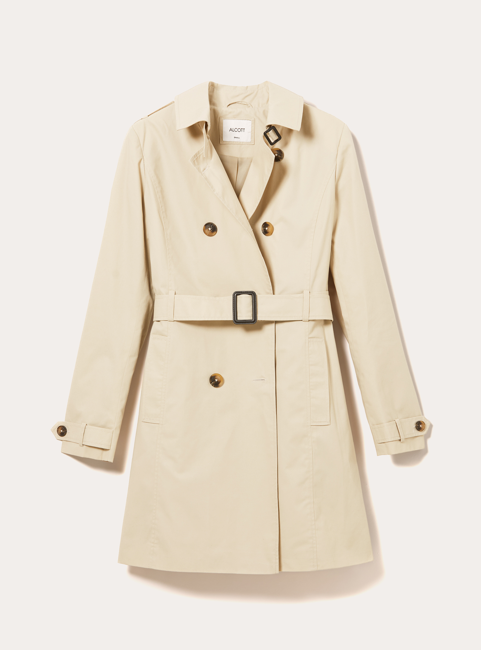 Trench souple avec ceinture, BG2 BEIGE MEDIUM