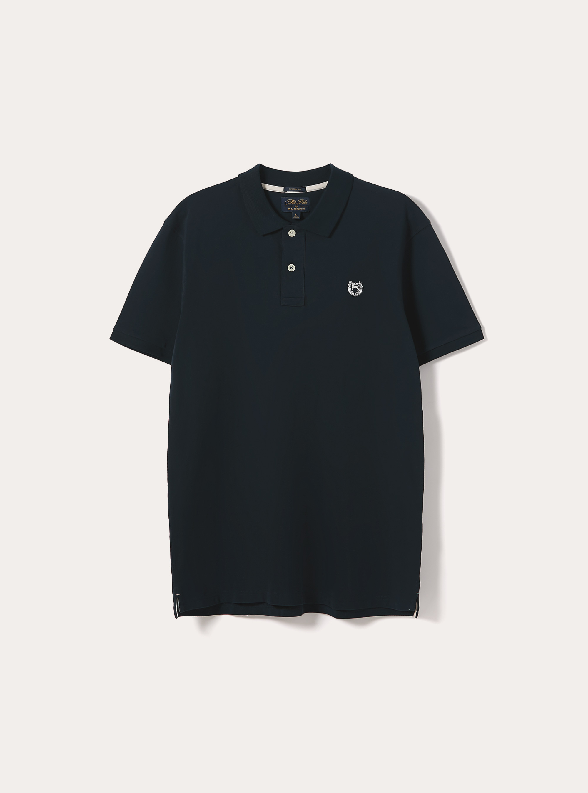 Polo de piqu&eacute; de algod&oacute;n con bordado, NA1 NAVY DARK