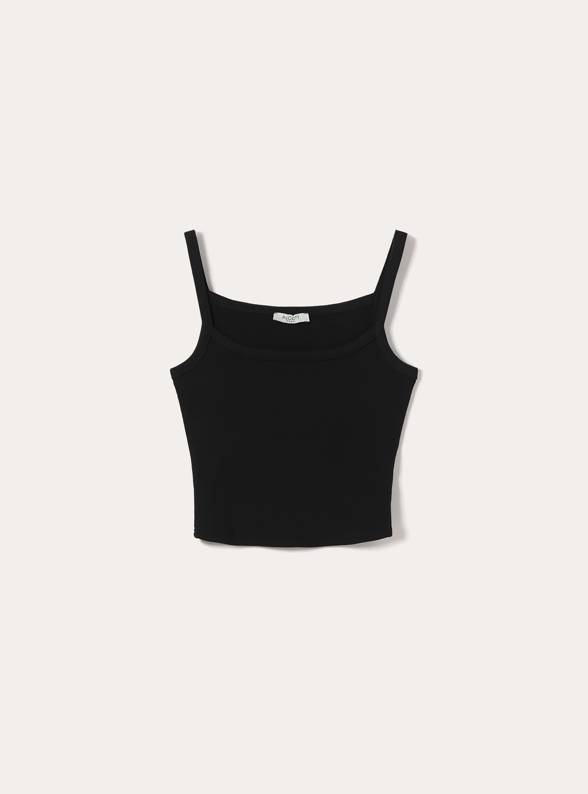 Debardeur Crop Cotele Basic, BK1 BLACK