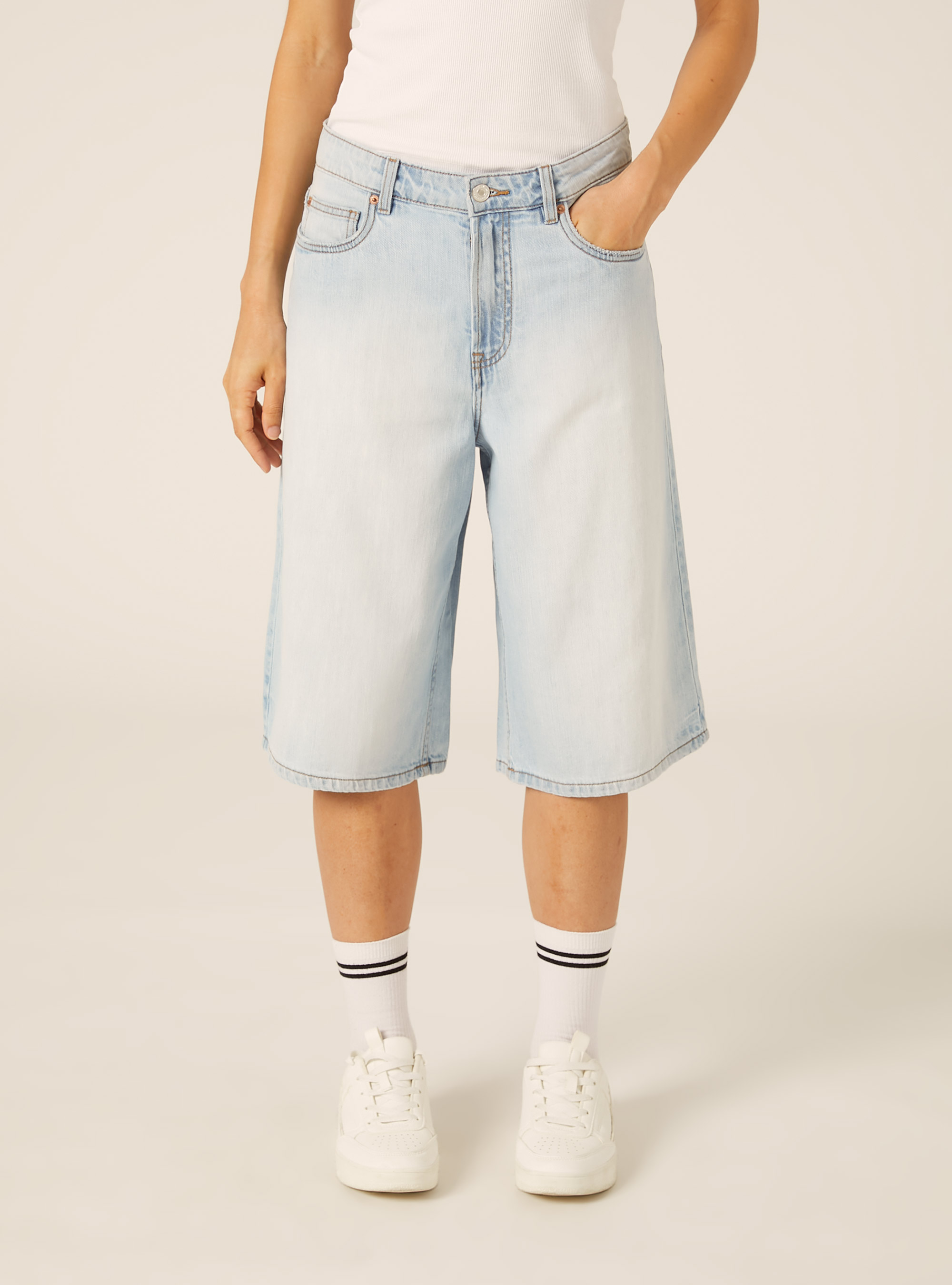 Bermuda Jorts Vaquero, D006 AZURE