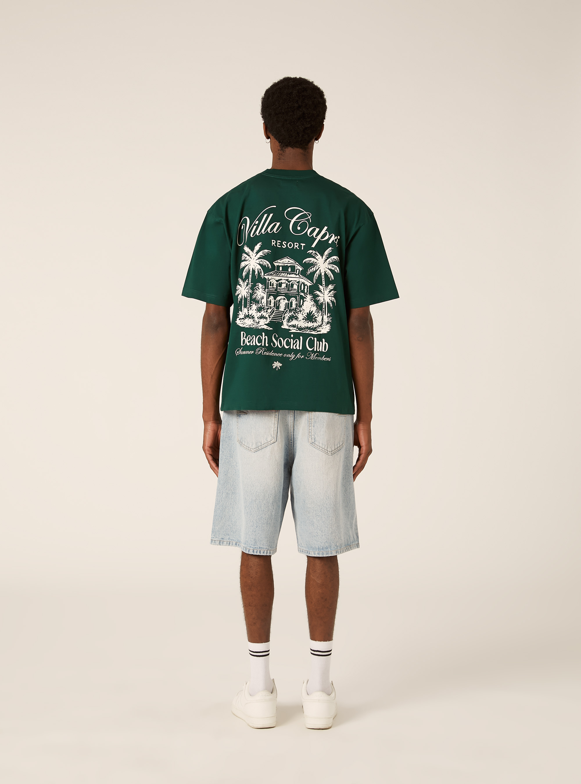 Boxy Fit T-Shirt Capri Amore Mio, GN1 GREEN DARK