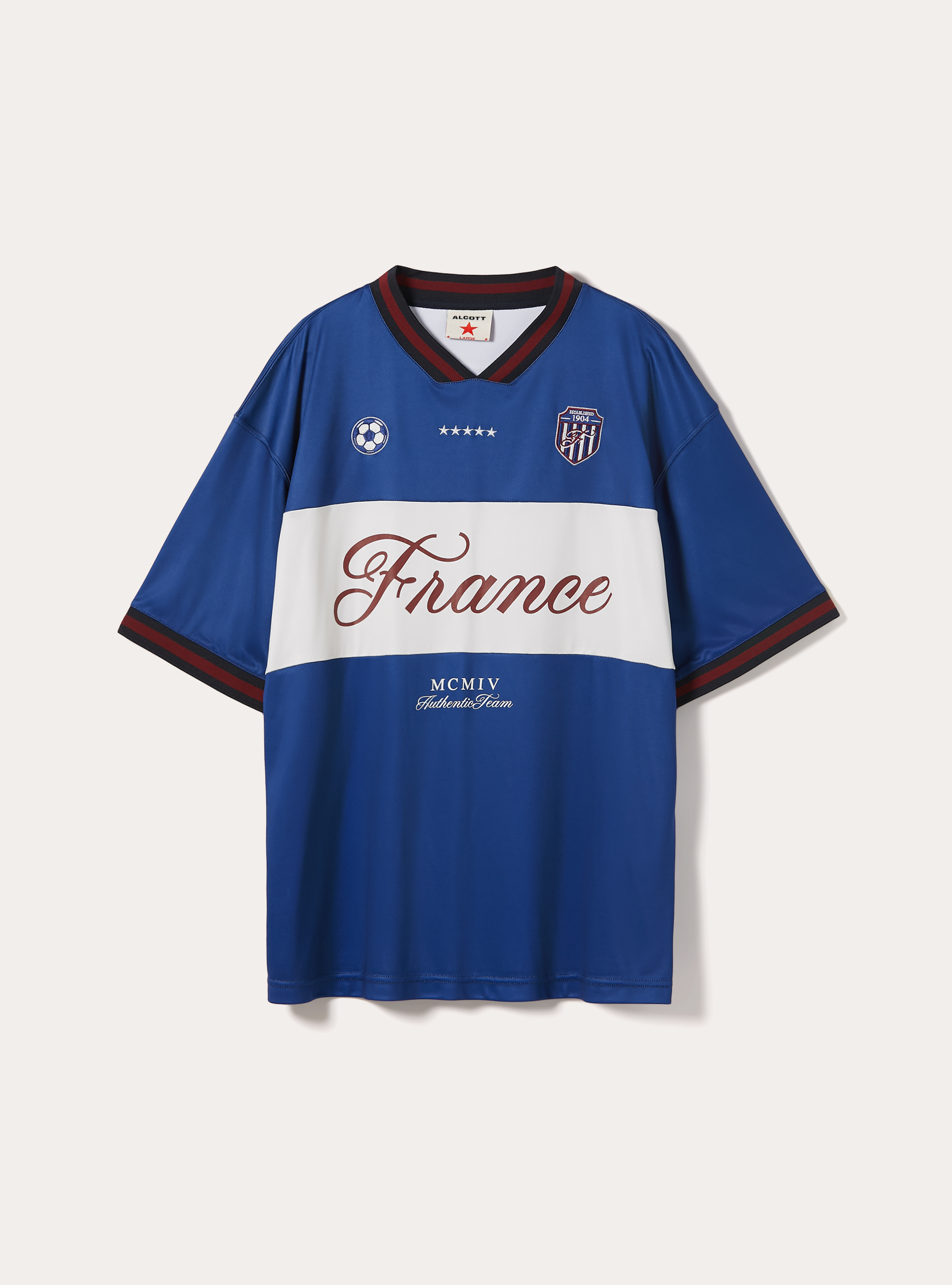 Blokecore Technical Lightweight Football Jersey, RY2 ROYALE MEDIUM